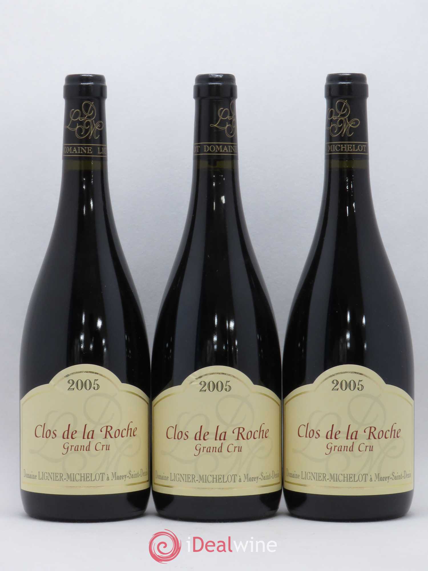 Clos de la Roche Grand Cru Lignier-Michelot (Domaine) 2005 - Lot de 3 bouteilles - 0