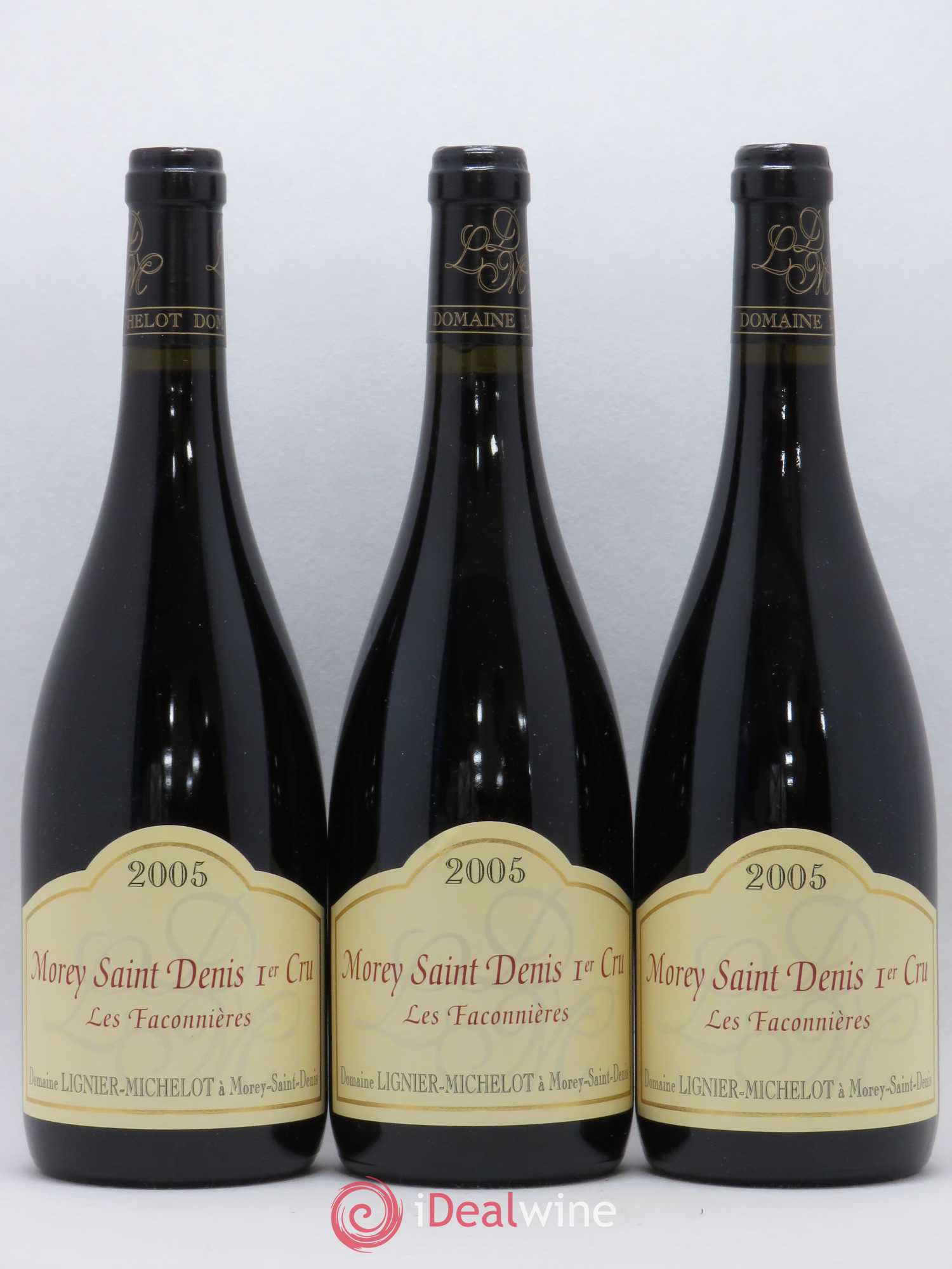 Morey-Saint-Denis 1er Cru Les Faconnieres Lignier Michelot 2005 - Posten von 3 Flaschen - 0