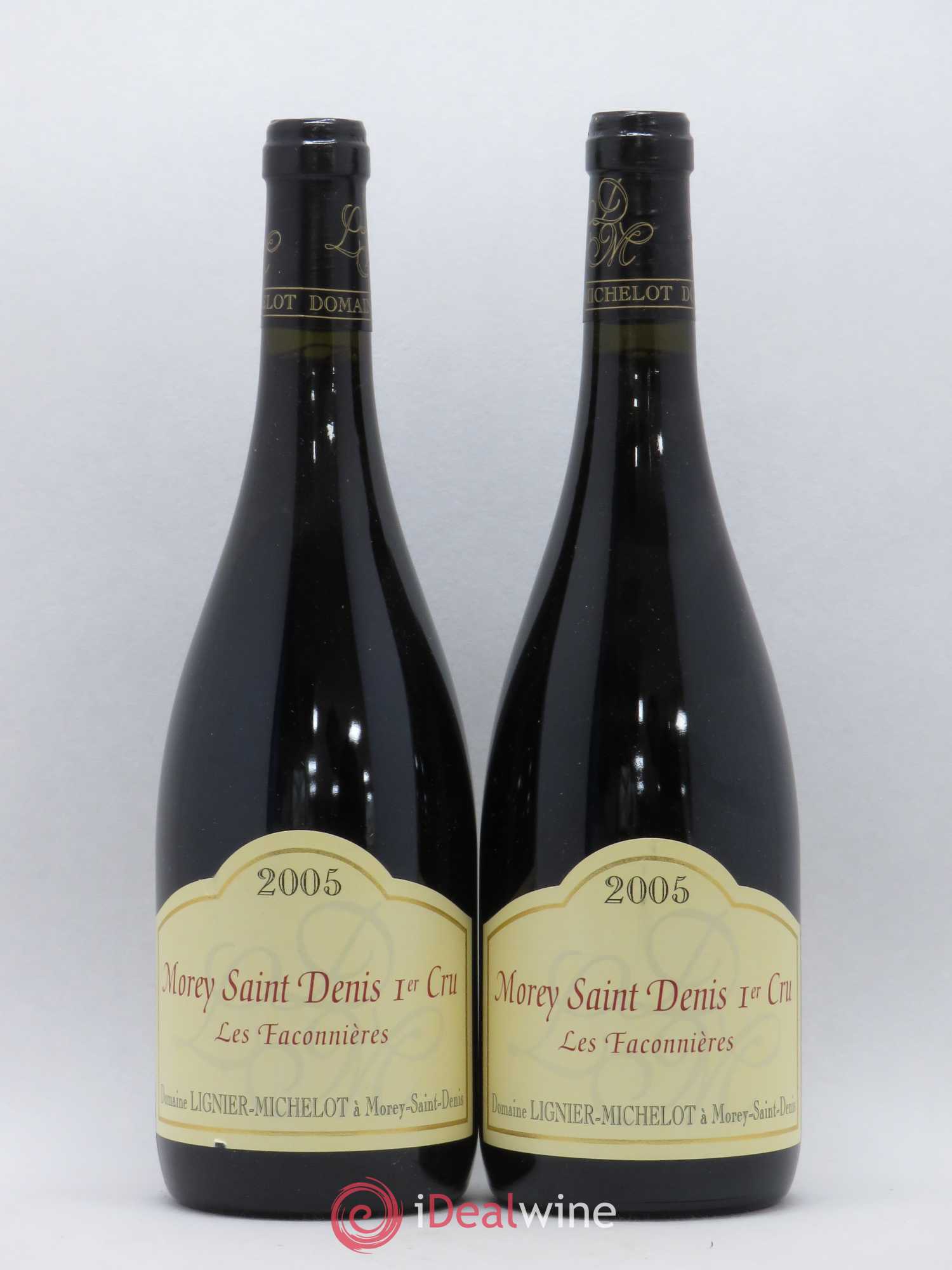 Morey-Saint-Denis 1er Cru Les Fauconnieres Lignier Michelot 2005 - Posten von 2 Flaschen - 0