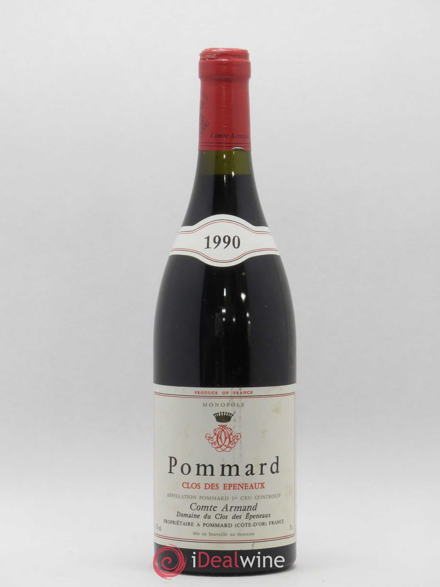 Pommard 1er Cru Clos des Epeneaux Comte Armand 1990 - Lot de 1 bouteille - 0