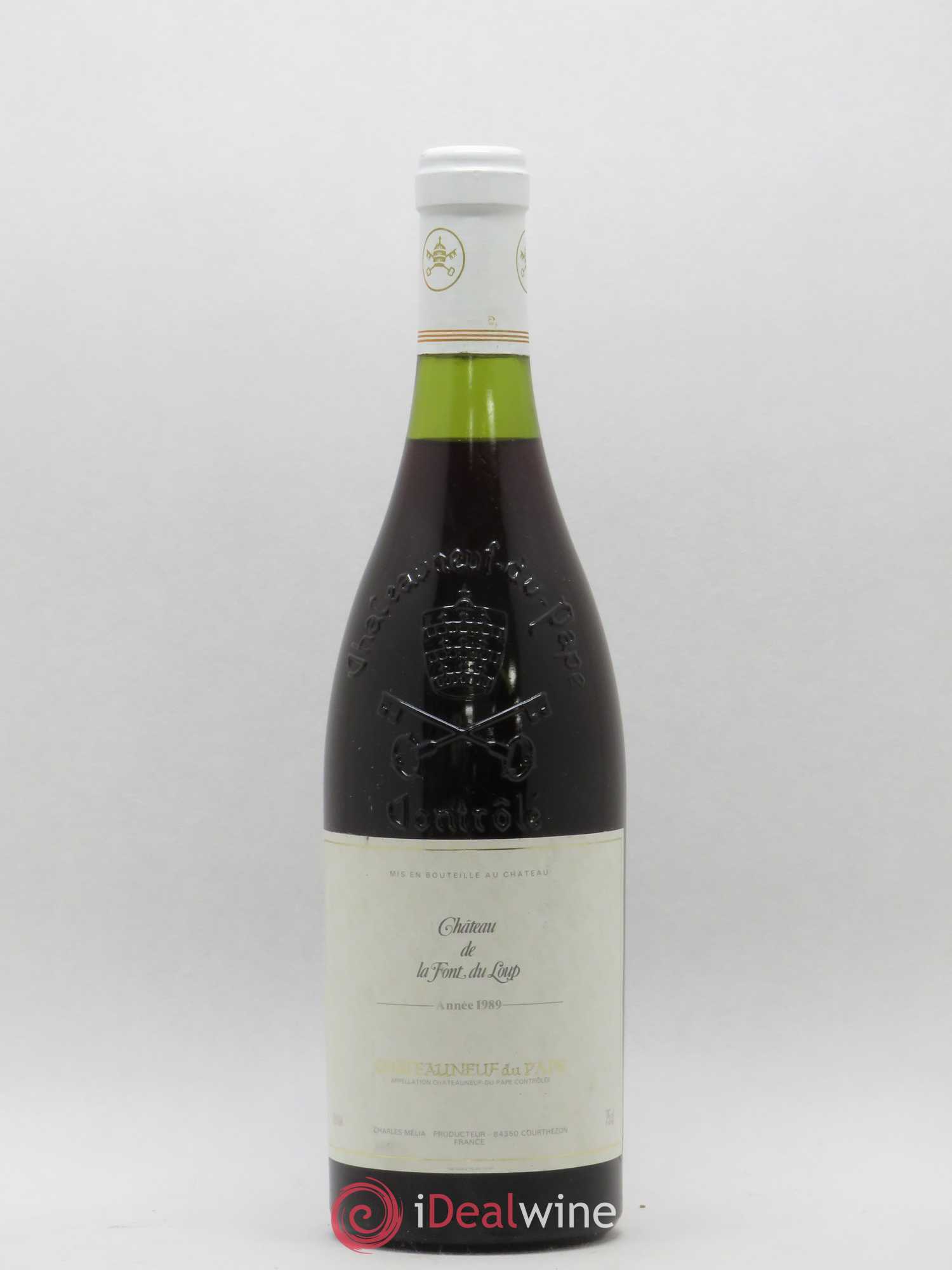 Châteauneuf-du-Pape Font du Loup 1989 - Lot de 1 bouteille - 0