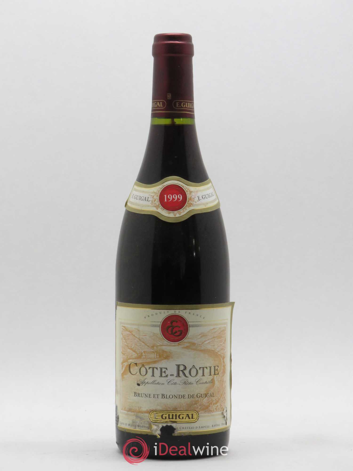 Côte-Rôtie Côtes Brune et Blonde Guigal 1999 - Lot de 1 bouteille - 0