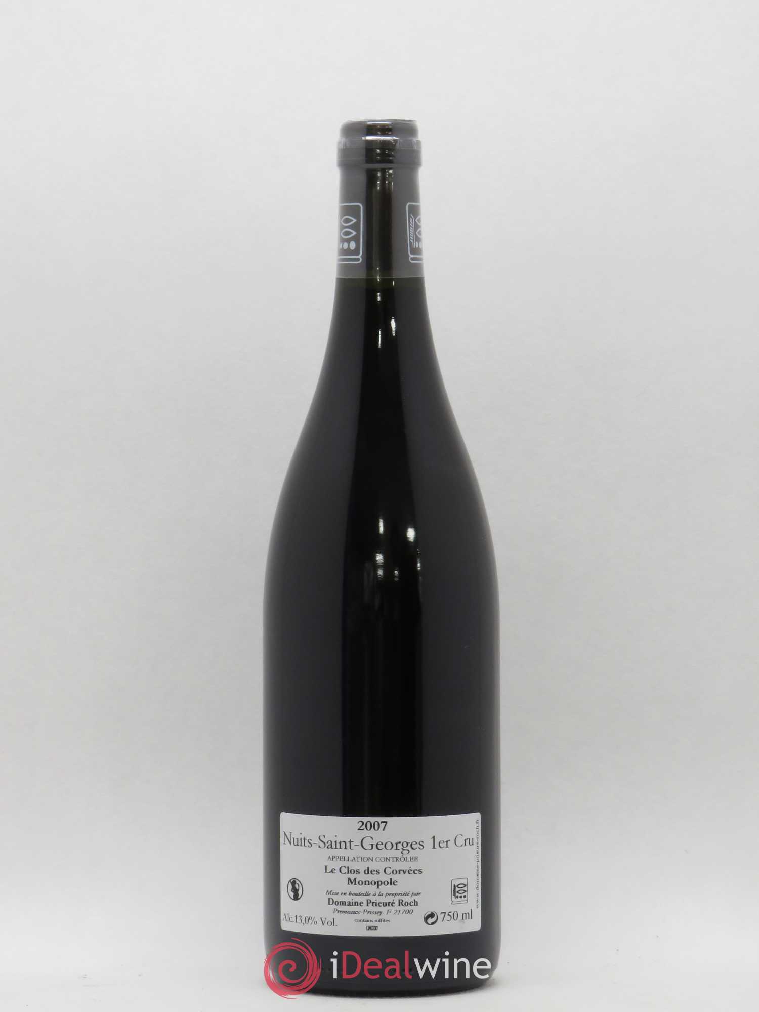 Nuits-Saint-Georges 1er Cru Le Clos des Corvées Prieuré Roch 2007 - Lot de 1 bouteille - 1
