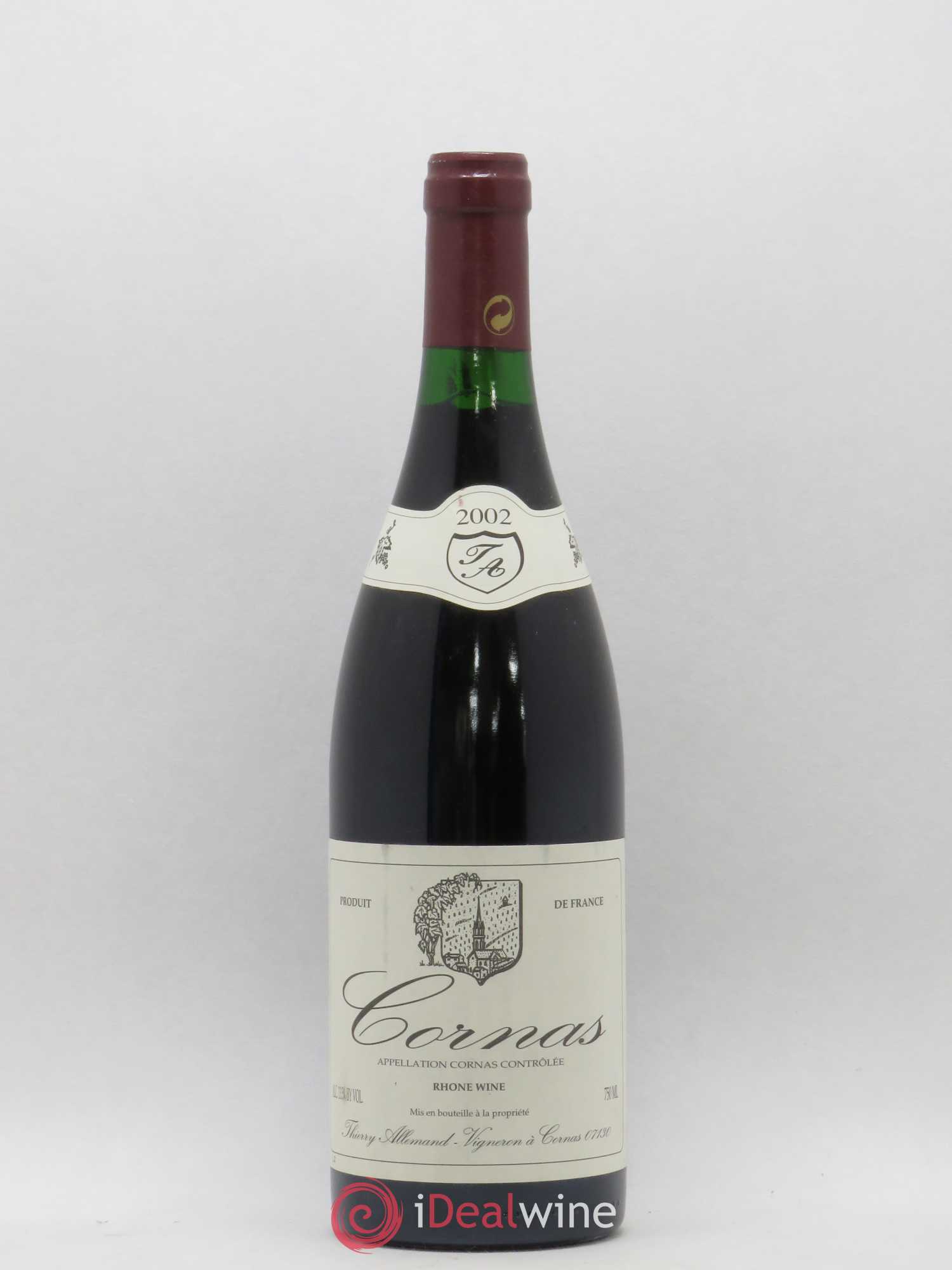 Cornas Thierry Allemand 2002 - Lot de 1 bouteille - 0