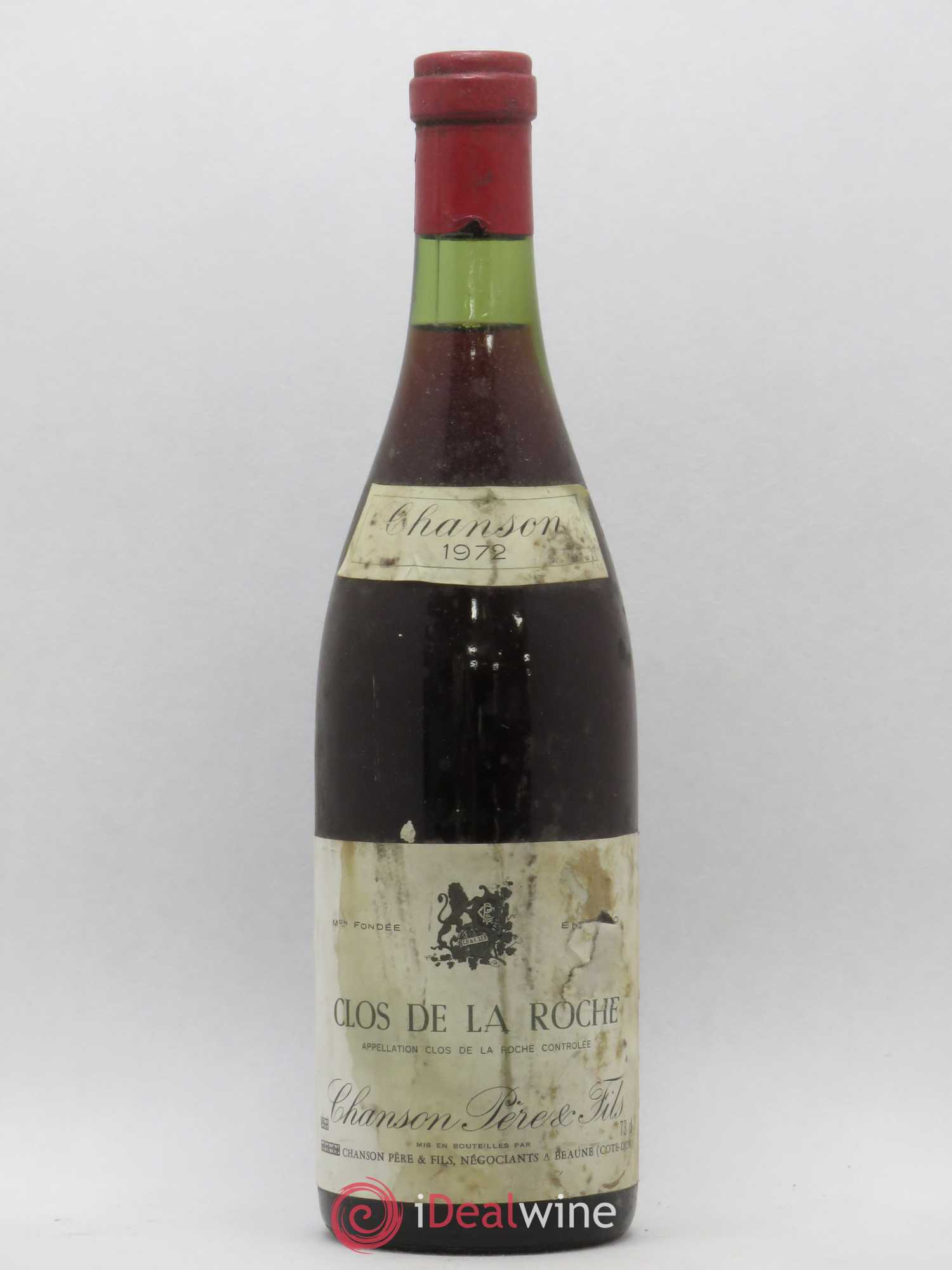 Clos de la Roche Grand Cru Chanson 1972 - Lot de 1 bouteille - 0