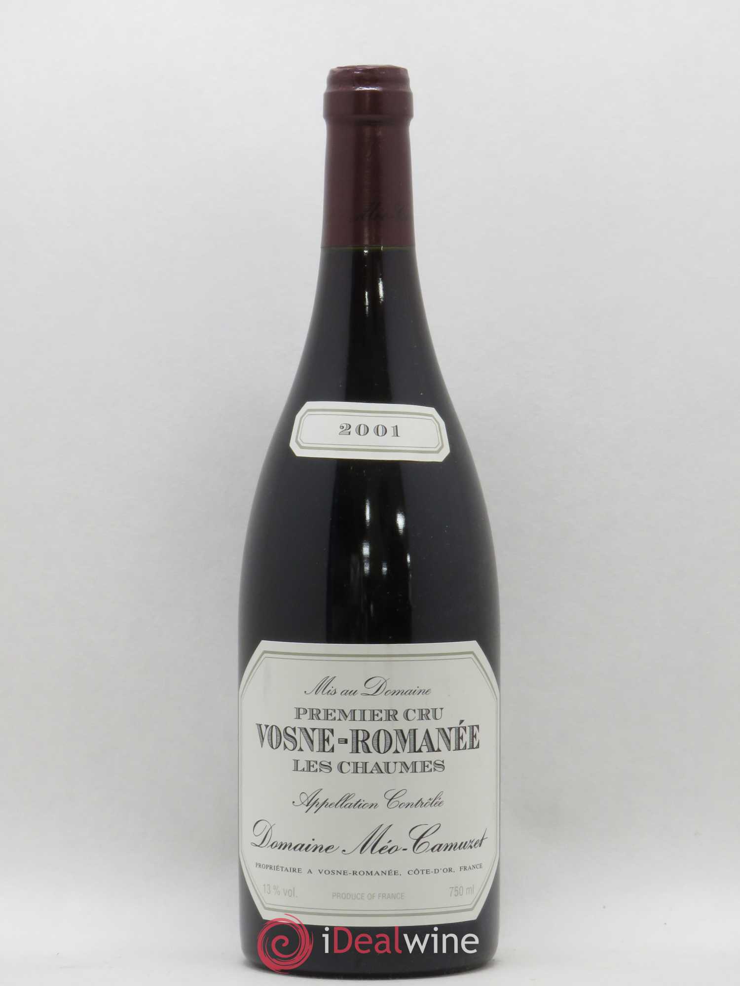 Vosne-Romanée 1er Cru Les Chaumes Méo-Camuzet (Domaine) 2001 - Lot de 1 bouteille - 0