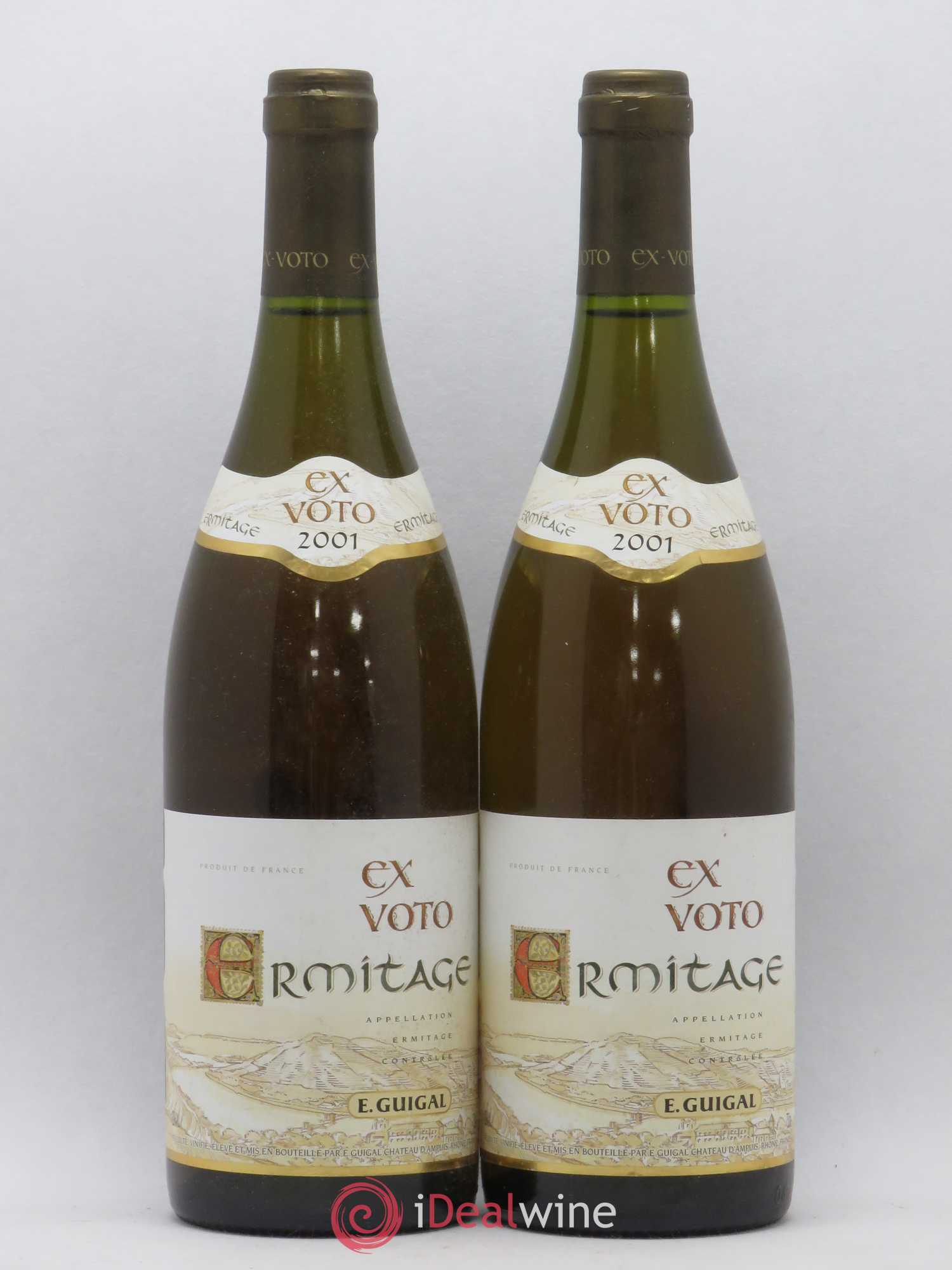 Ermitage Ex Voto Guigal 2001 - Lot de 2 bouteilles - 0