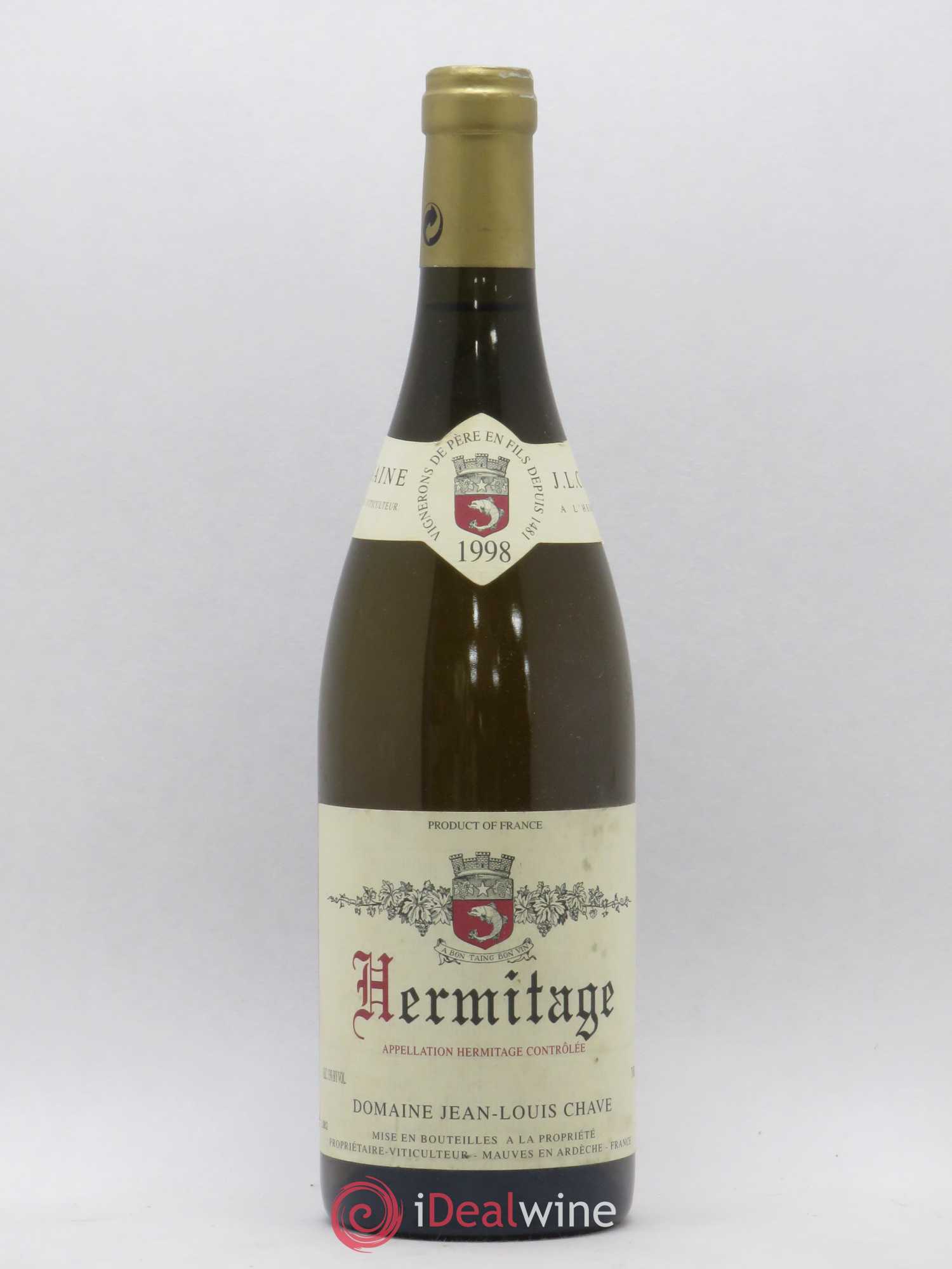 Hermitage Jean-Louis Chave 1998 - Lot de 1 bouteille - 0