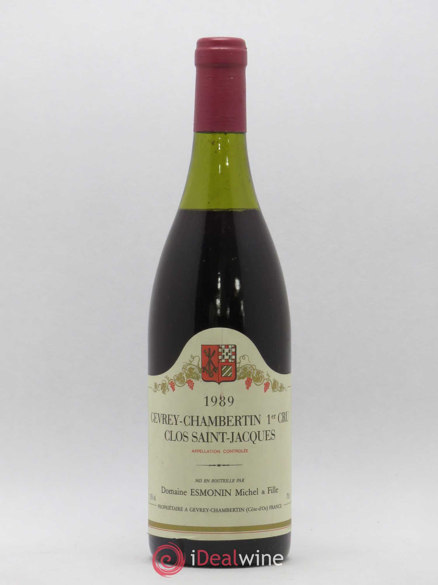 Gevrey-Chambertin 1er Cru Clos Saint Jacques Michel Esmonin 1989 - Posten von 1 Flasche - 0