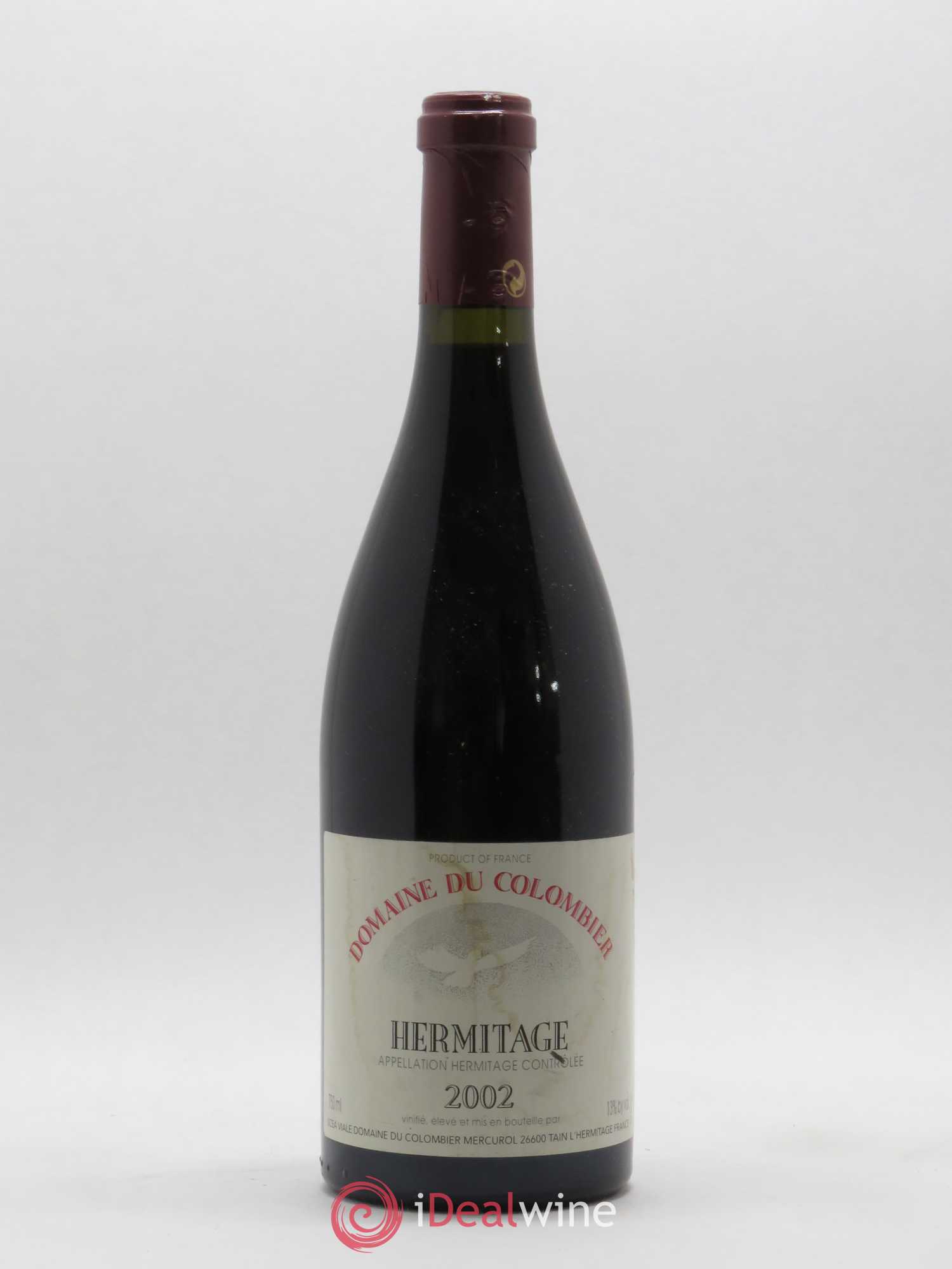 Hermitage Colombier (Domaine du) 2002 - Lot de 1 bouteille - 0