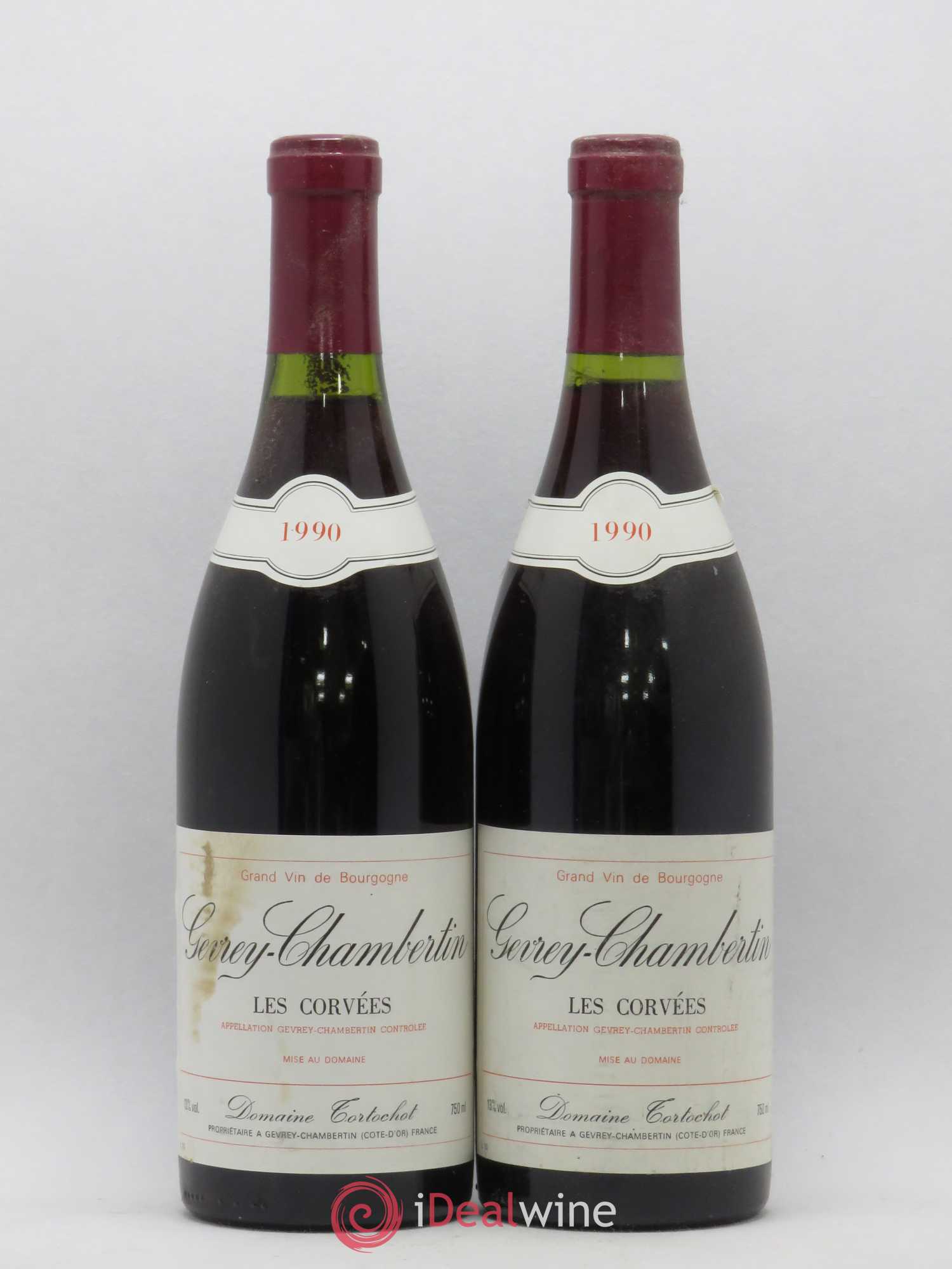 Gevrey-Chambertin Les Corvées Tortochot (Domaine) 1990 - Lot de 2 bouteilles - 0