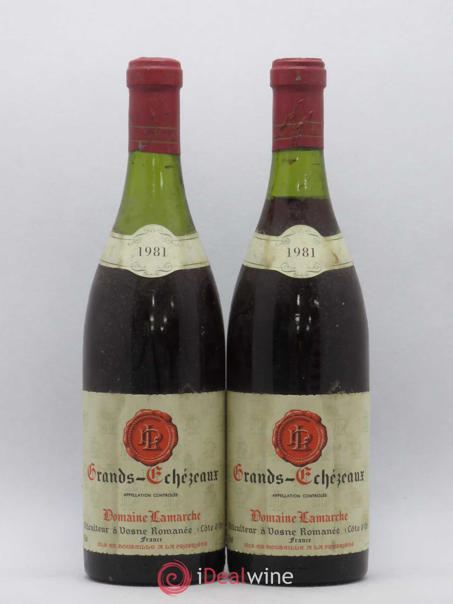 Grands-Echezeaux Grand Cru Lamarche (Domaine) 1981 - Lot de 2 bouteilles - 0