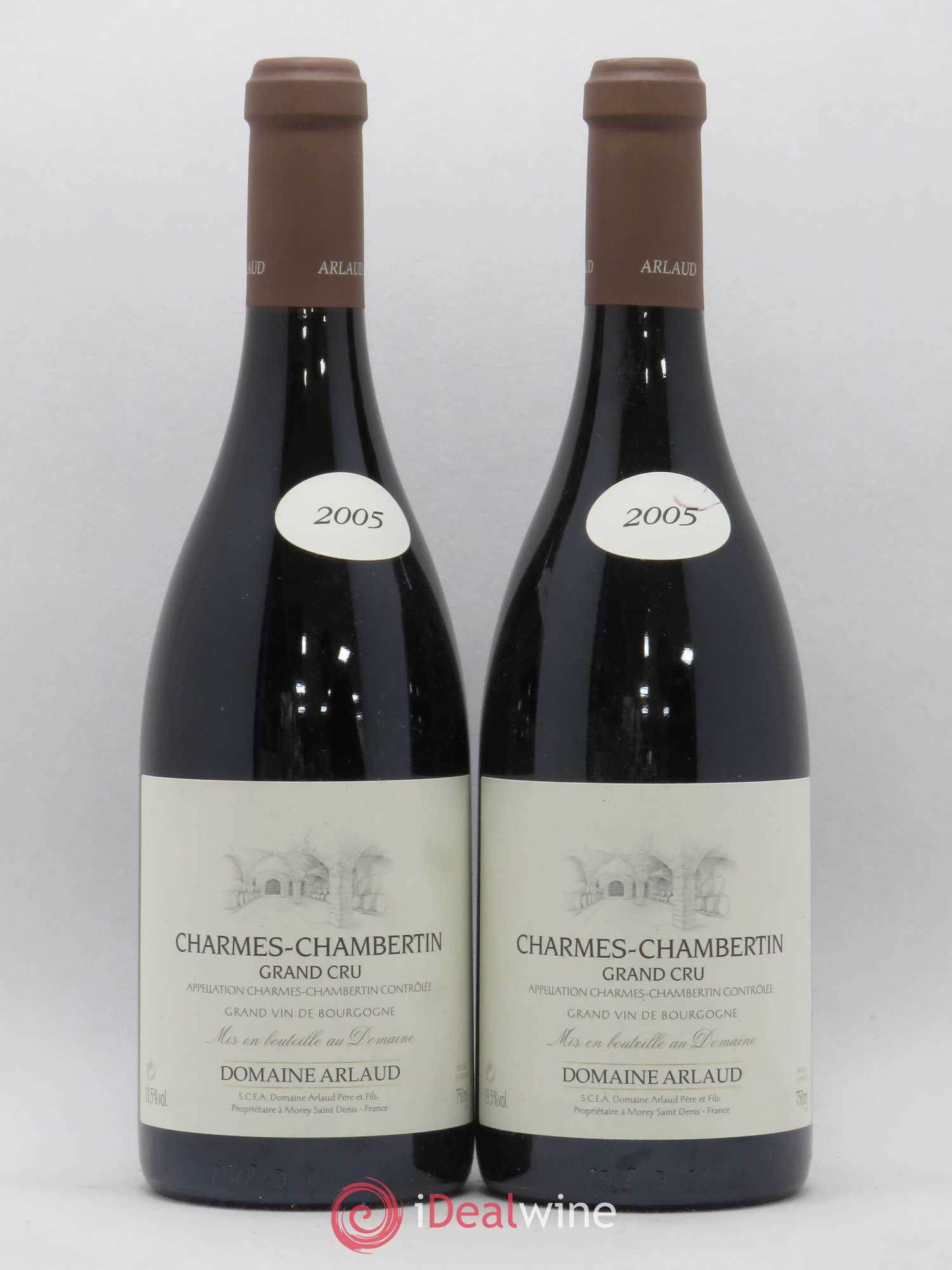 Charmes-Chambertin Grand Cru Arlaud 2005 - Lot de 2 bouteilles - 0