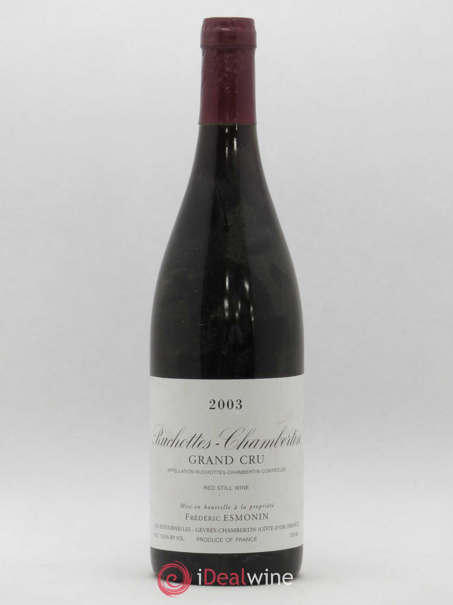 Ruchottes-Chambertin Grand Cru Frederic Esmonin 2003 - Posten von 1 Flasche - 0