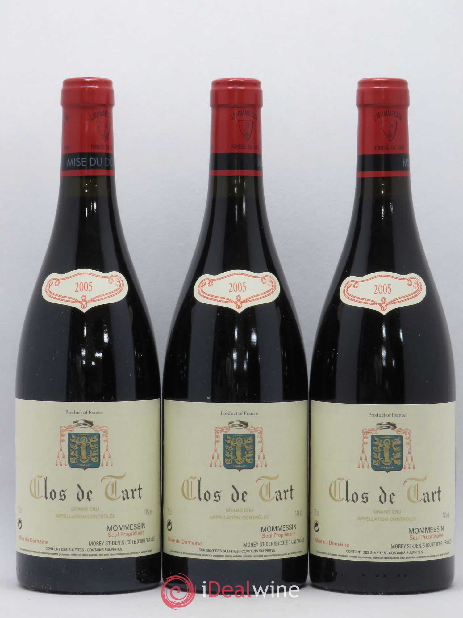 Clos de Tart Grand Cru Clos de Tart 2005 - Lot de 3 bouteilles - 0