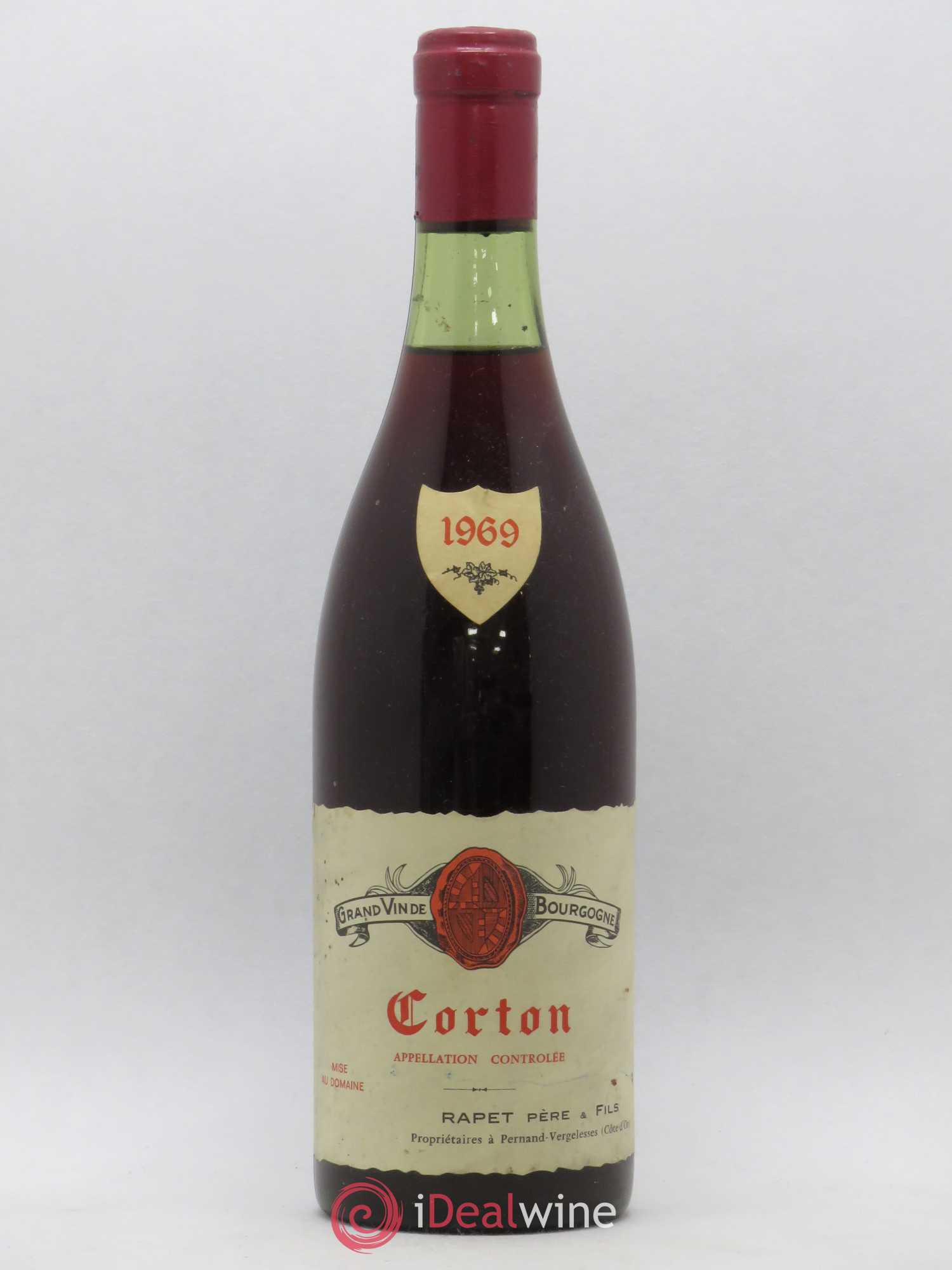 Corton Grand Cru Rapet 1969 - Lot de 1 bouteille - 0