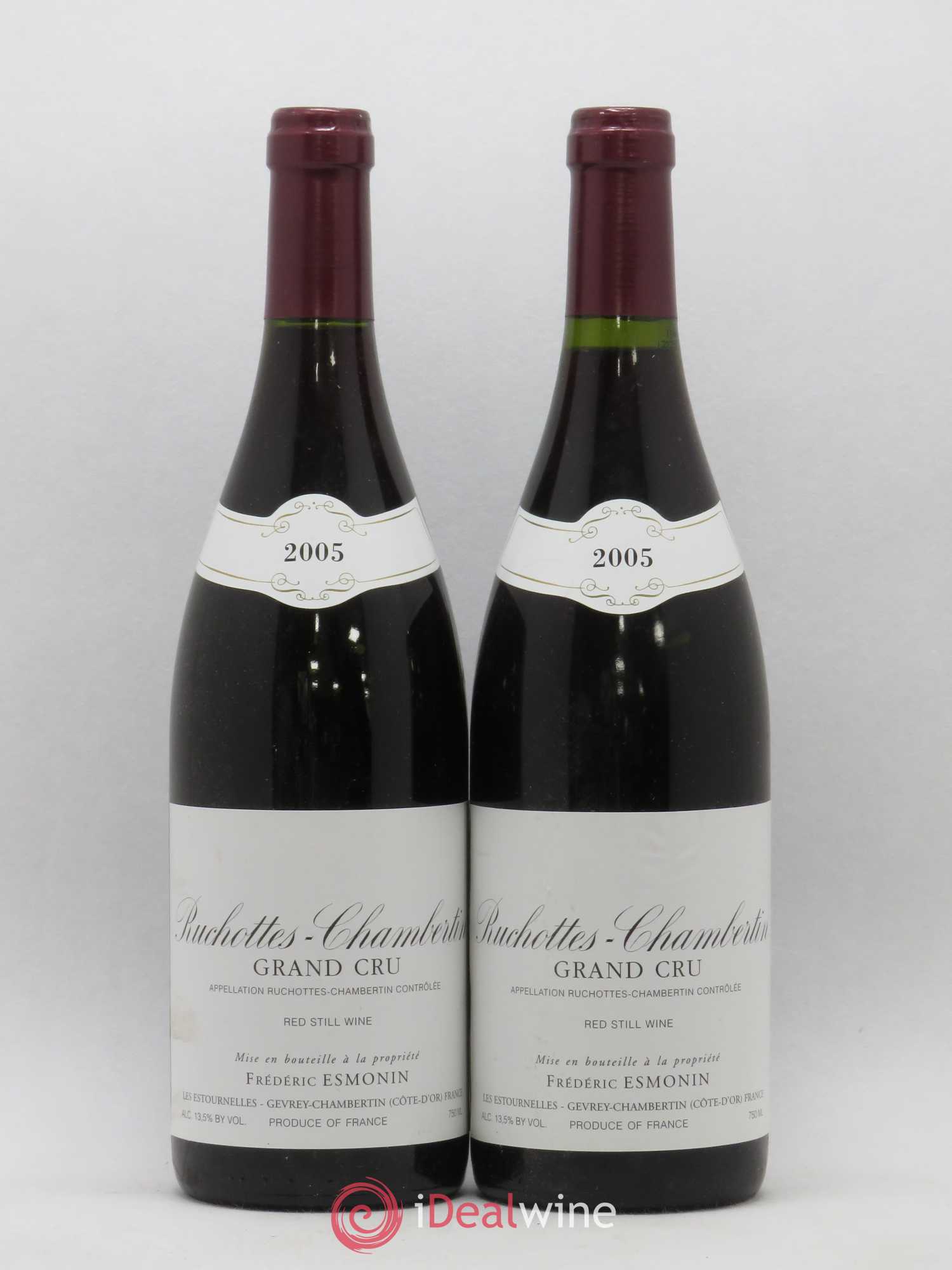 Ruchottes-Chambertin Grand Cru Frederic Esmonin 2005 - Lot de 2 bouteilles - 0