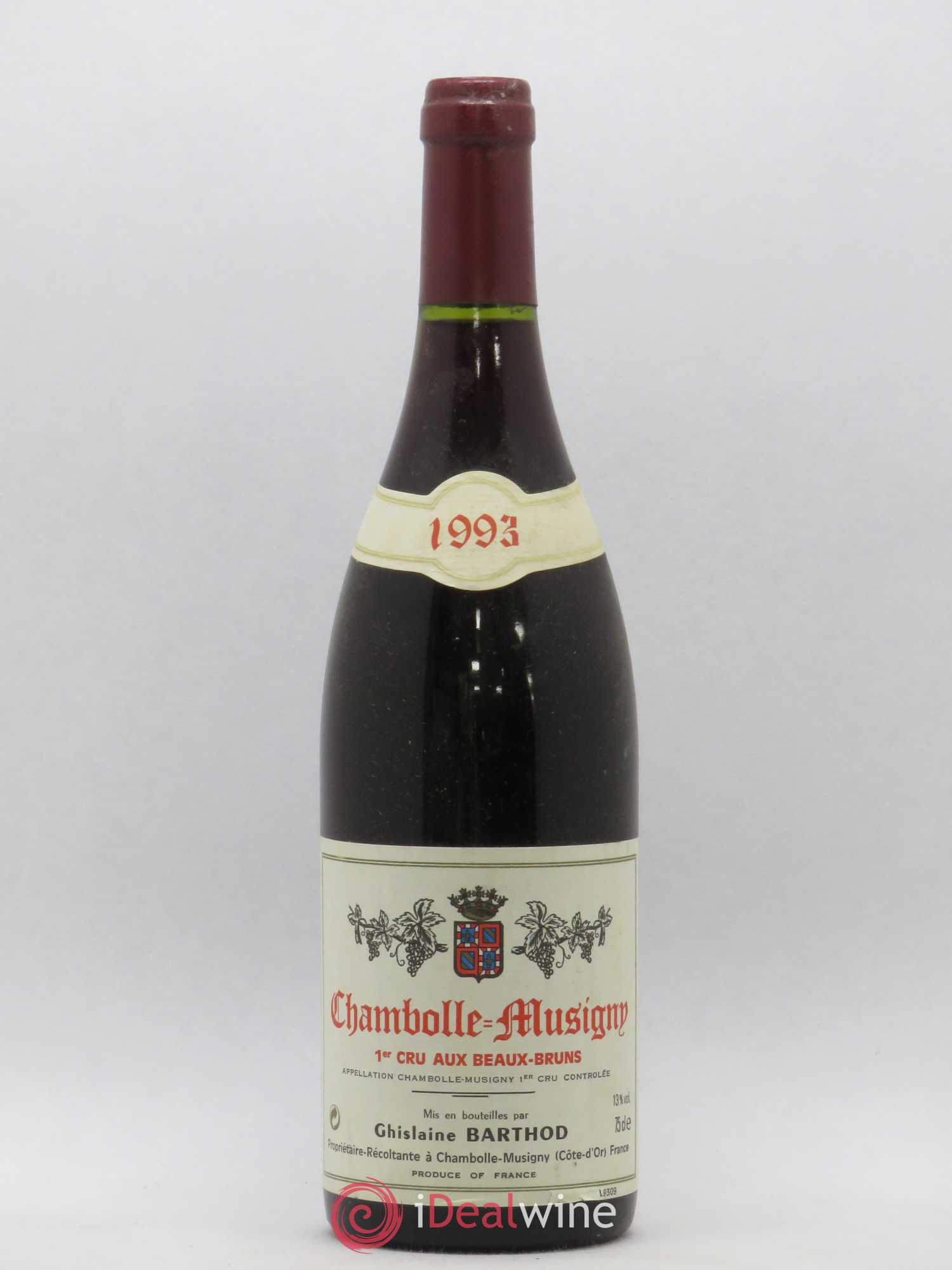 Chambolle-Musigny 1er Cru Aux Beaux Bruns Ghislaine Barthod 1993 - Lot de 1 bouteille - 0