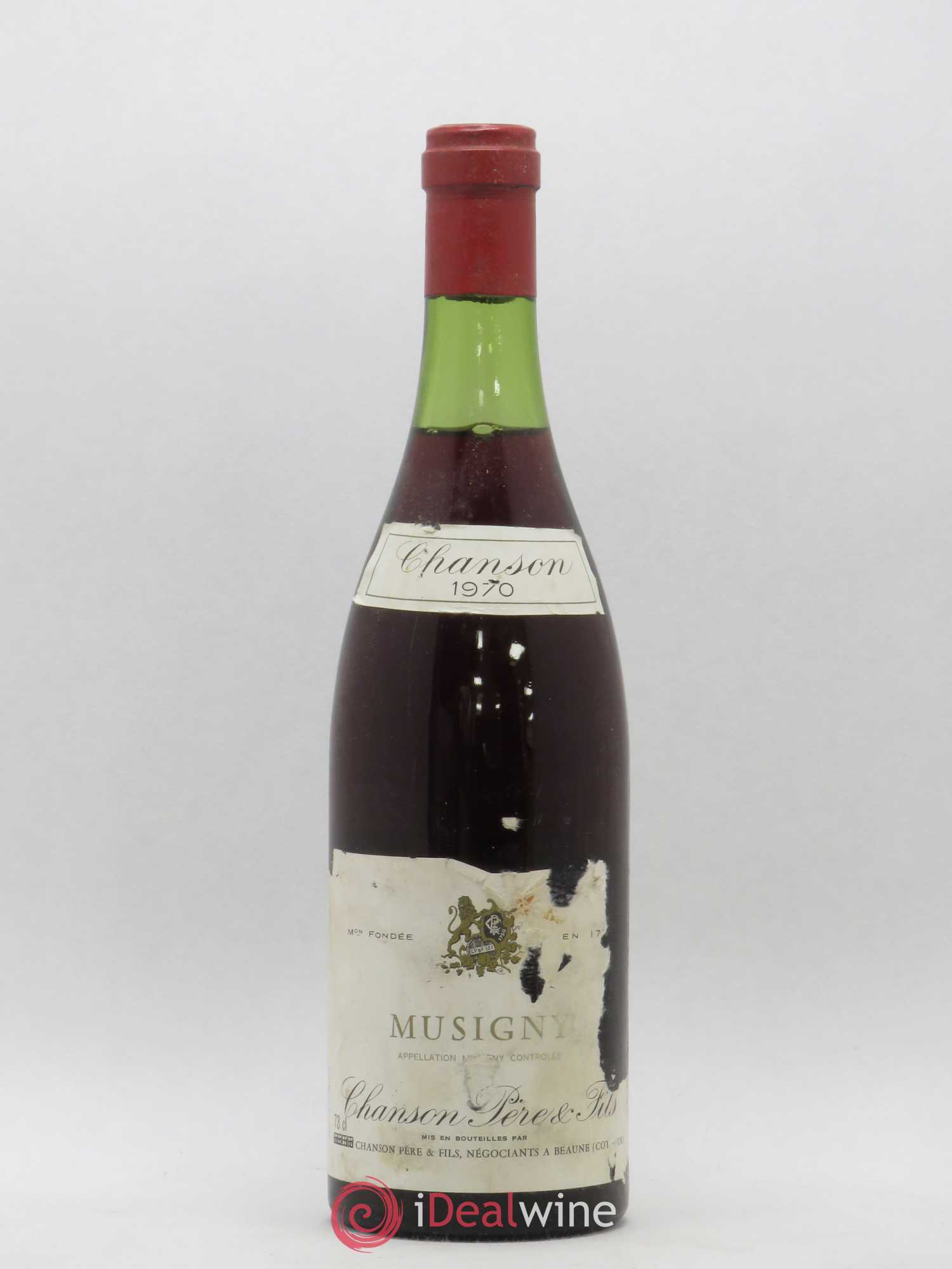 Musigny Grand Cru Chanson 1970 - Lot de 1 bouteille - 0