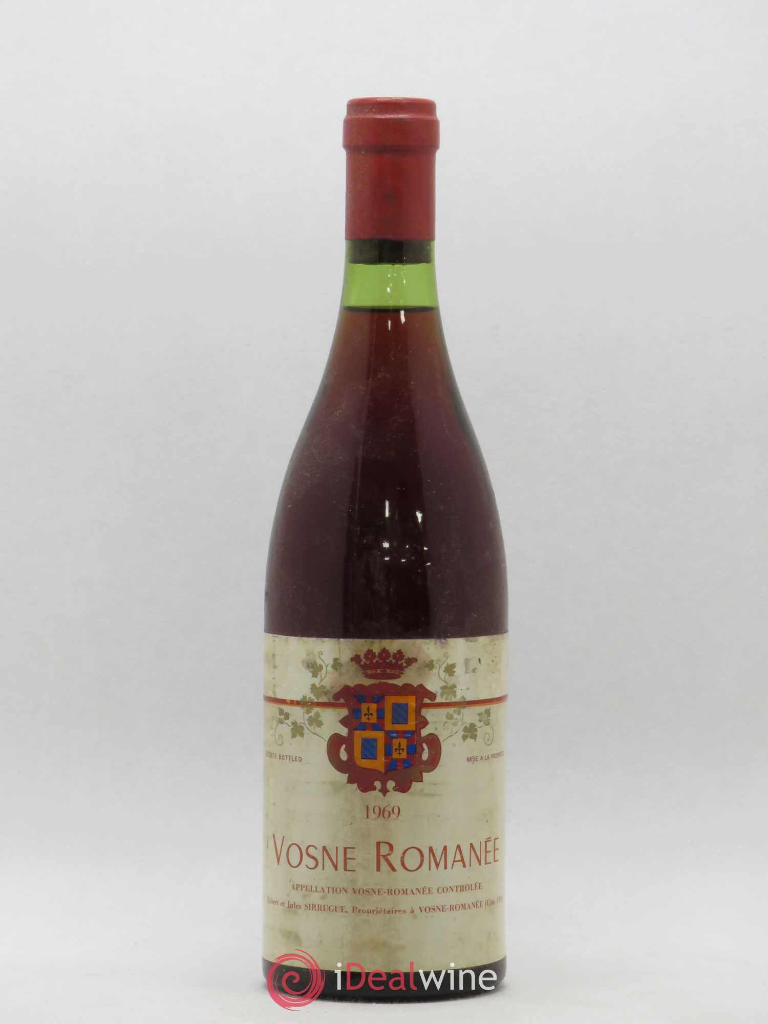 Vosne-Romanée Sirrugue 1969 - Posten von 1 Flasche - 0