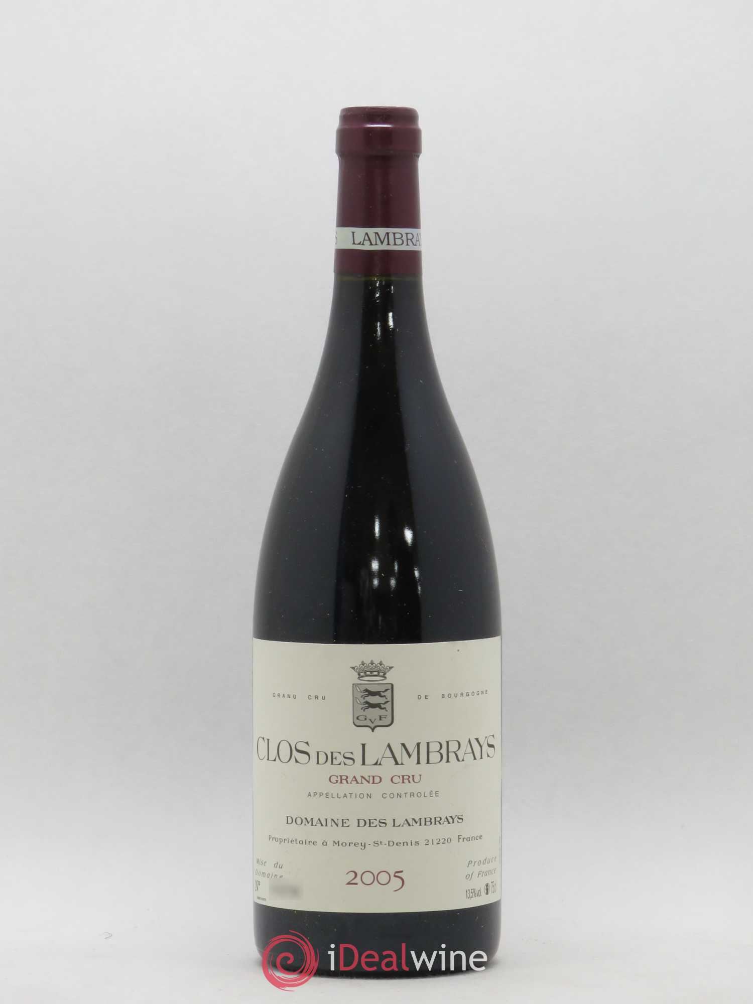 Clos des Lambrays Grand Cru Domaine des Lambrays 2005 - Lotto di 1 bottiglia - 0