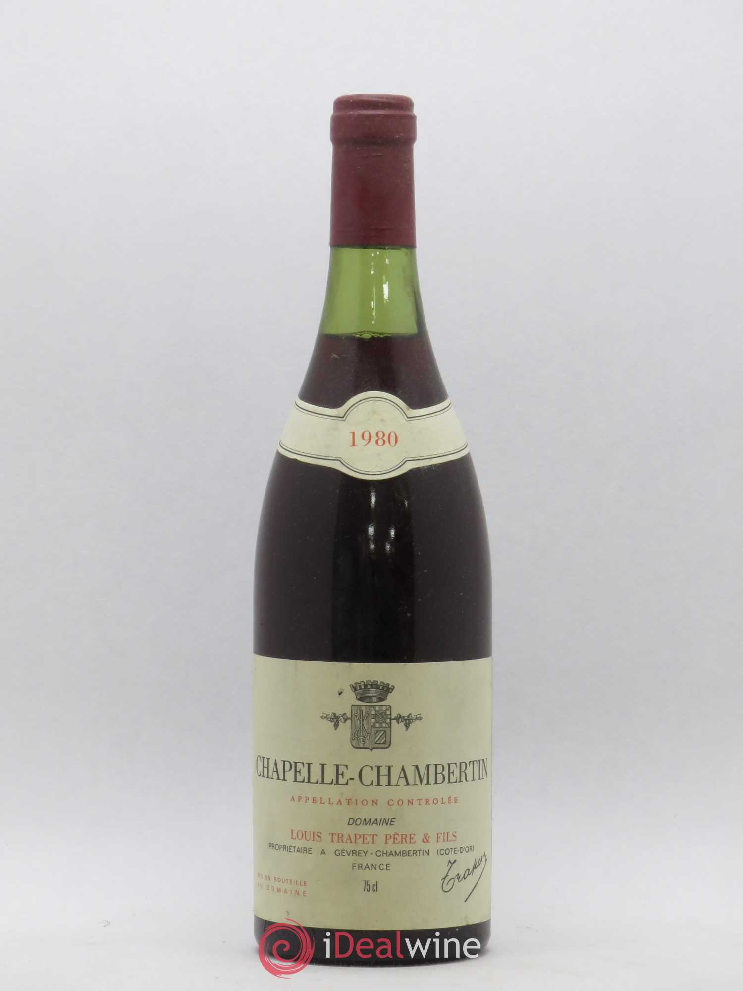 Chapelle-Chambertin Grand Cru Louis Trapet 1980 - Lot de 1 bouteille - 0