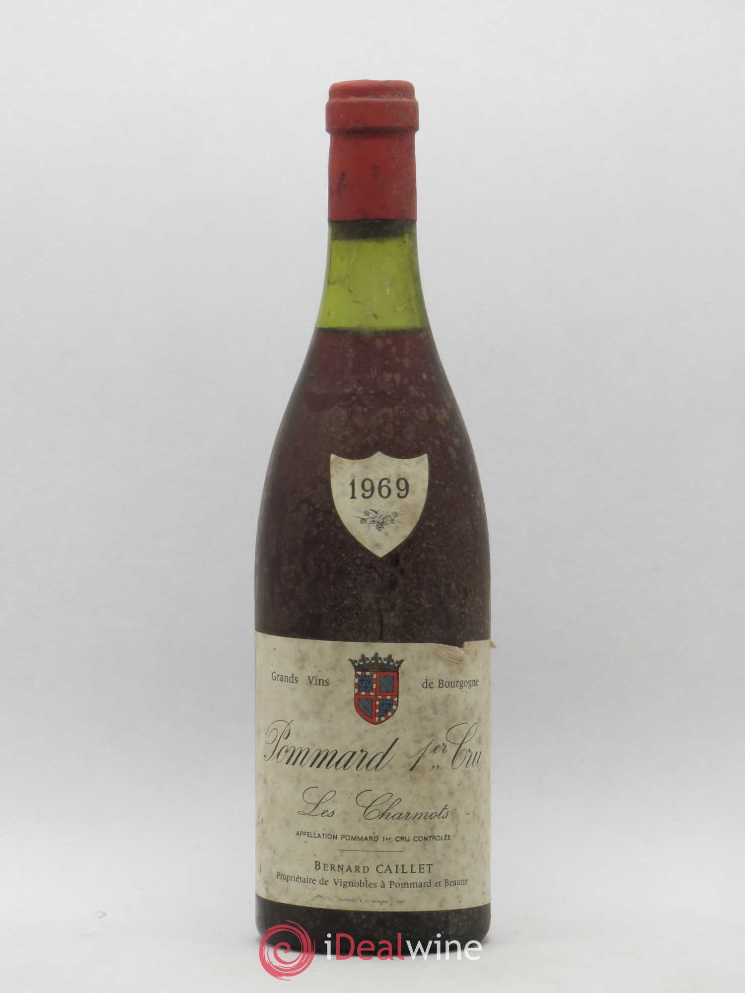 Pommard 1er Cru Les Charmots Bernard Caillet 1969 - Posten von 1 Flasche - 0