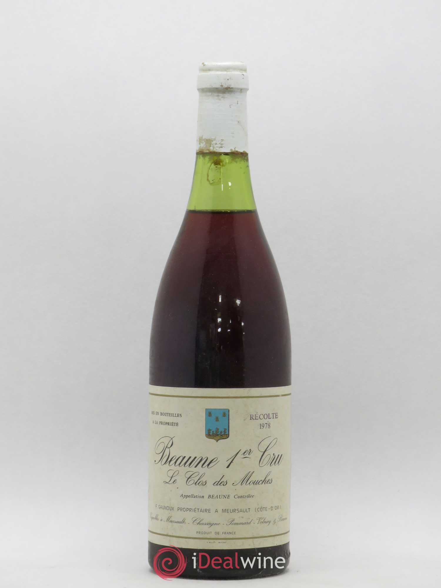 Beaune 1er Cru Clos des Mouches Gaunoux 1978 - Posten von 1 Flasche - 0
