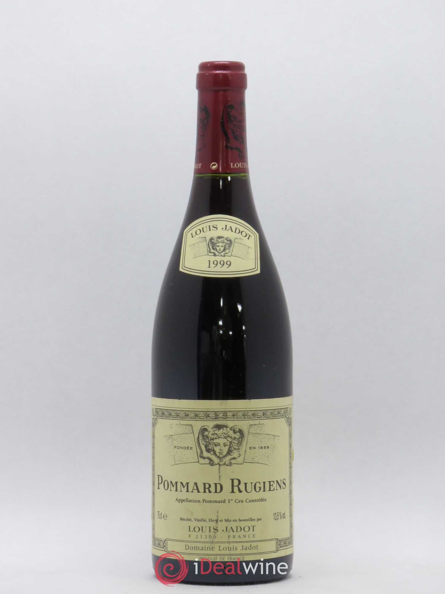 Pommard 1er Cru Rugiens Louis Jadot 1999 - Lot de 1 bouteille - 0