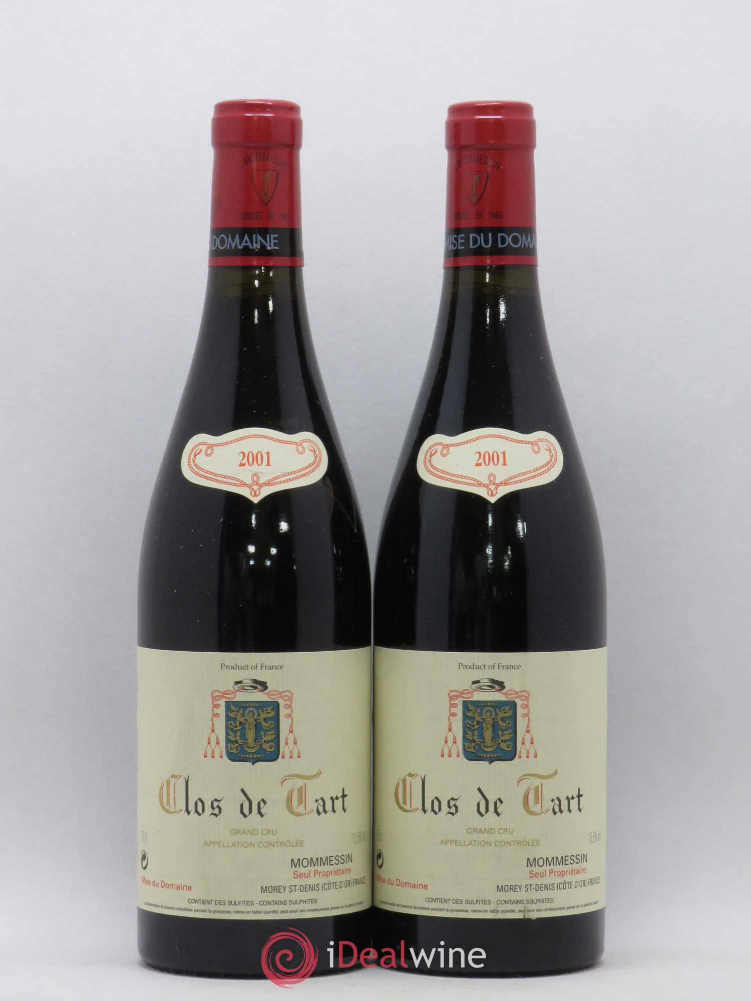 Clos de Tart Grand Cru Clos de Tart 2001 - Lot de 2 bouteilles - 0