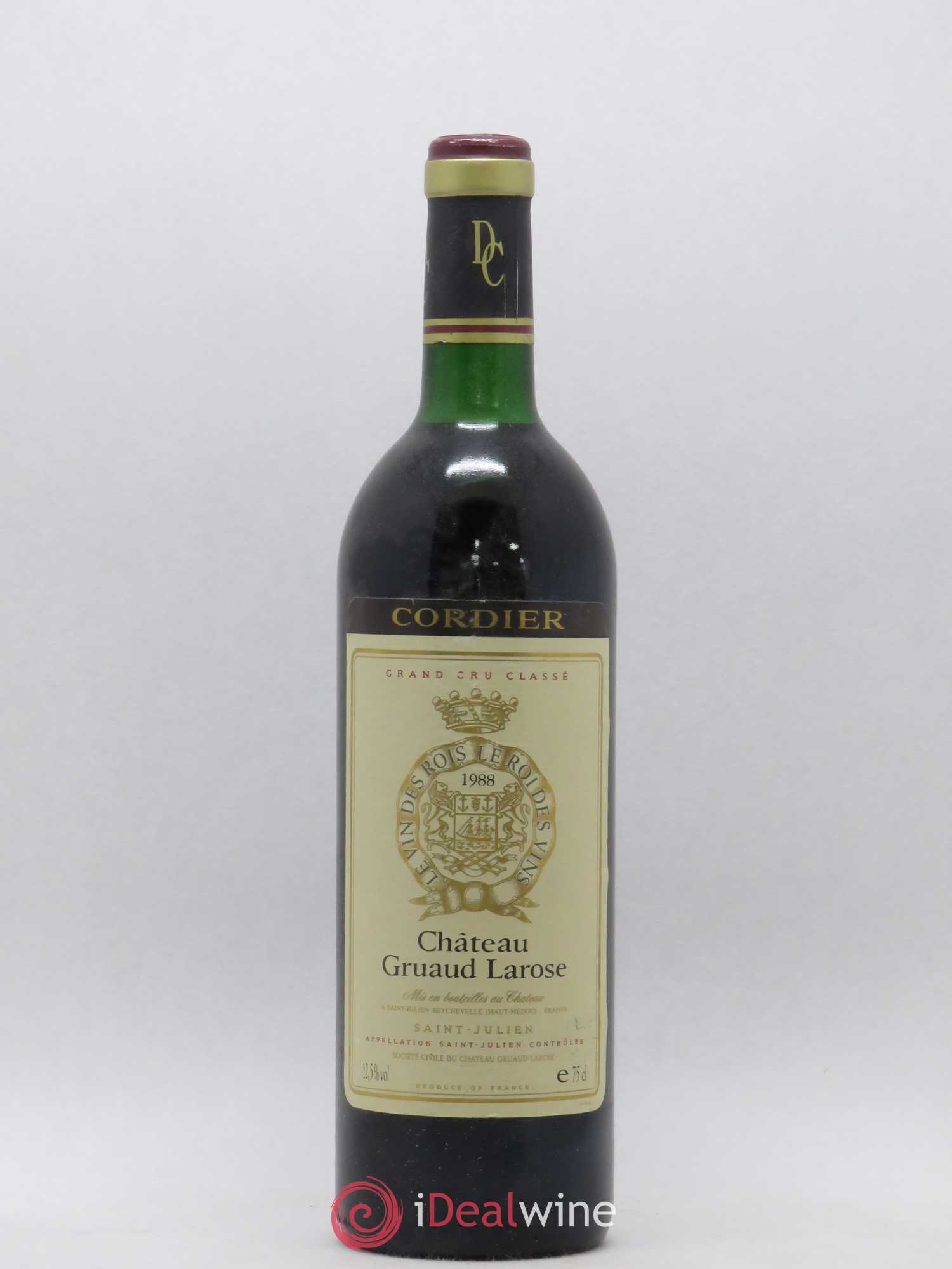 Château Gruaud Larose 2ème Grand Cru Classé 1988 - Lot de 1 bouteille - 0