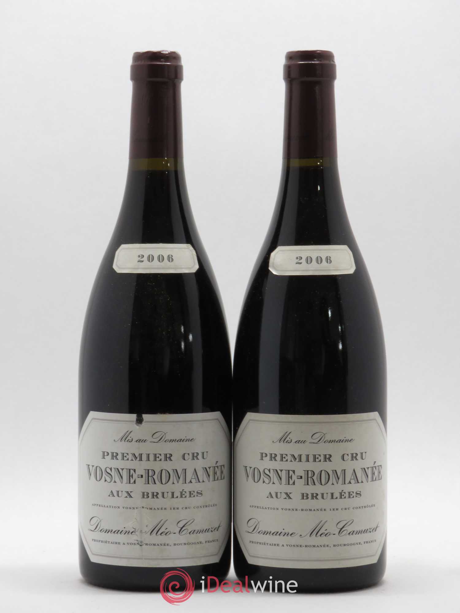 Vosne-Romanée 1er Cru Aux Brûlées Méo-Camuzet (Domaine) 2006 - Lot de 2 bouteilles - 0
