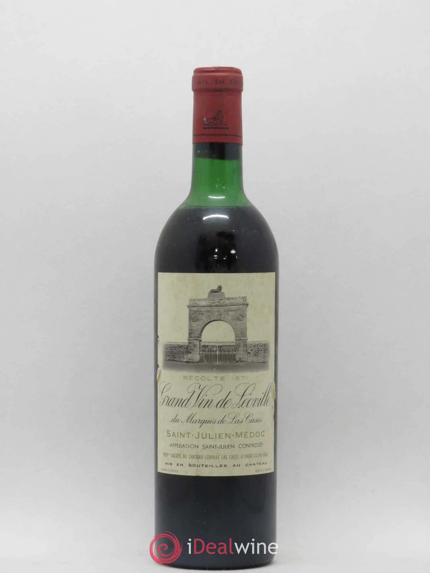 Château Léoville Las Cases 2ème Grand Cru Classé 1971 - Lot de 1 bouteille - 0