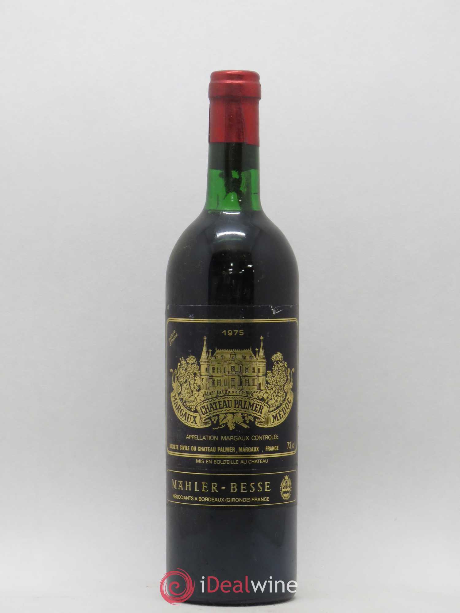 Château Palmer 3ème Grand Cru Classé 1975 - Lot de 1 bouteille - 0