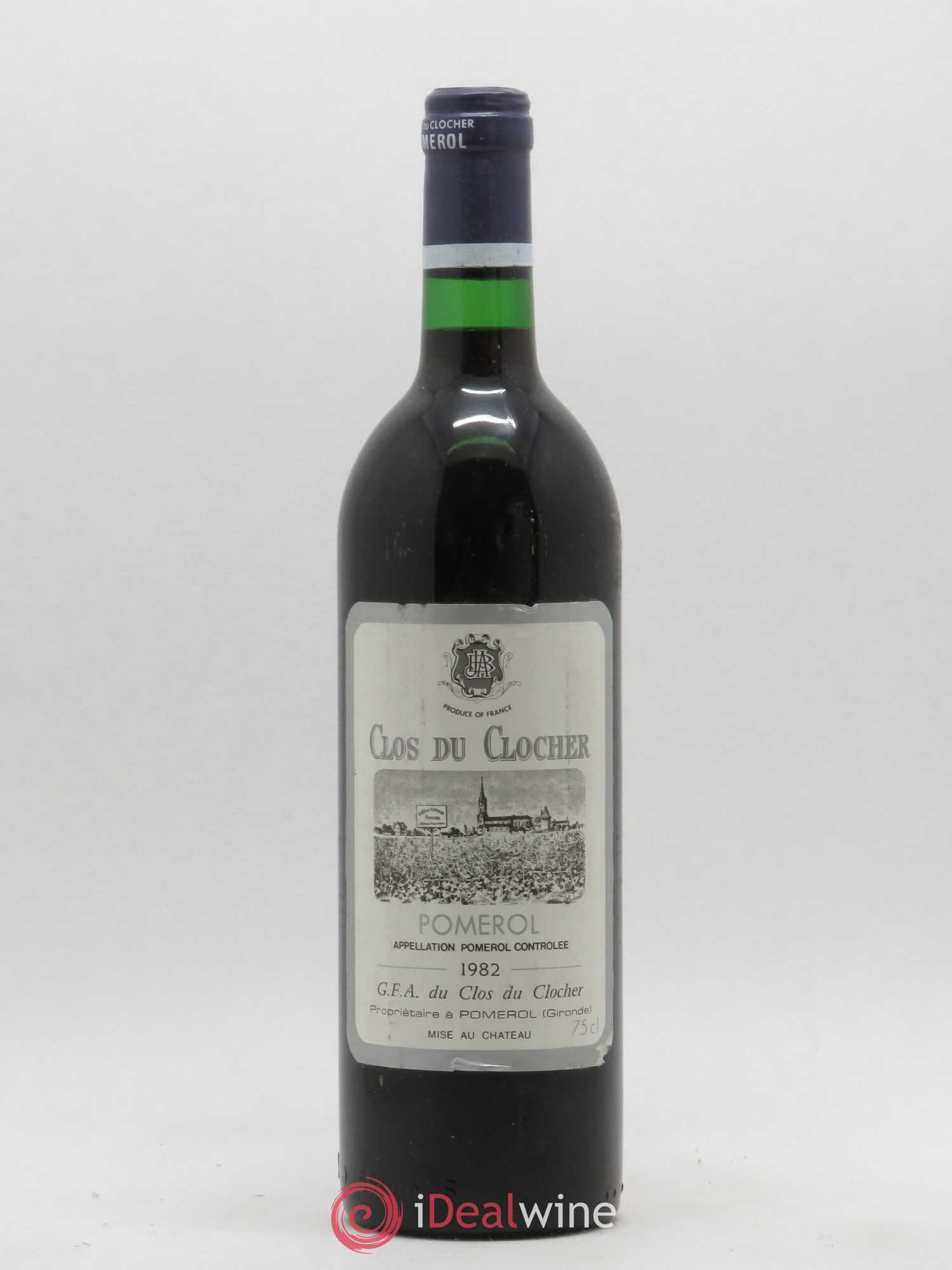Clos du Clocher 1982 - Lot de 1 bouteille - 0