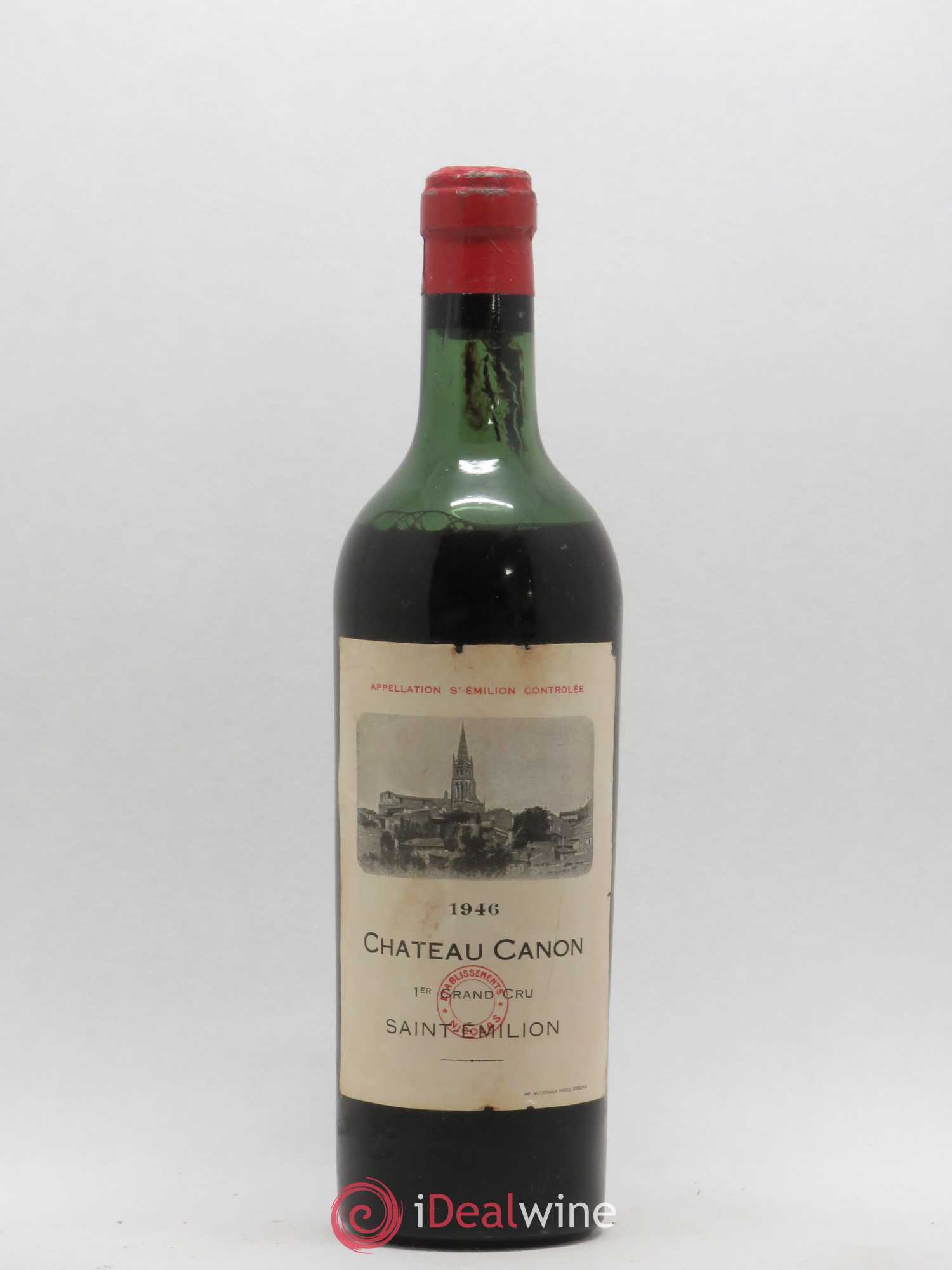 Château Canon 1er Grand Cru Classé B 1946 - Lot de 1 bouteille - 0