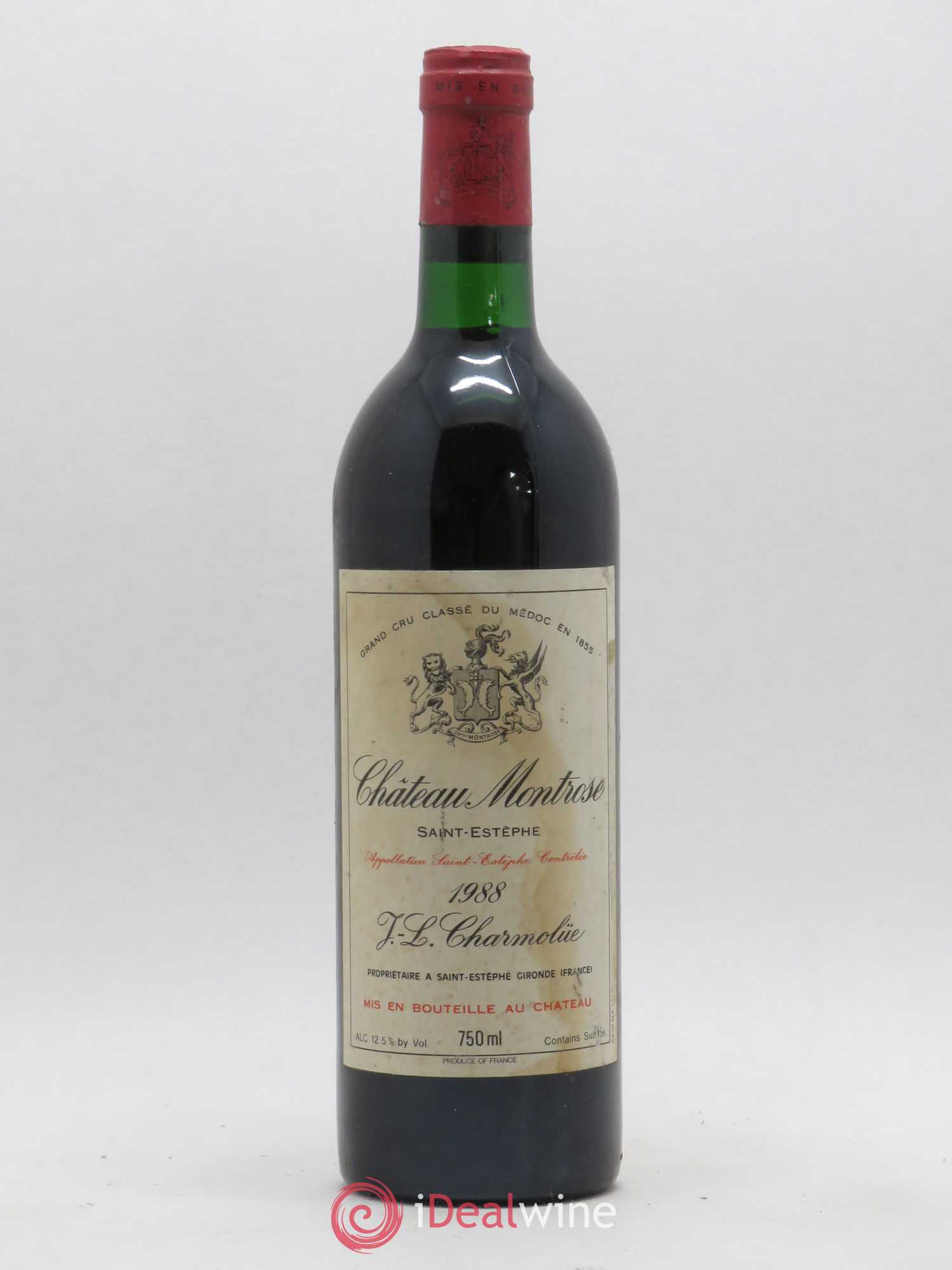 Château Montrose 2ème Grand Cru Classé 1988 - Lot de 1 bouteille - 0