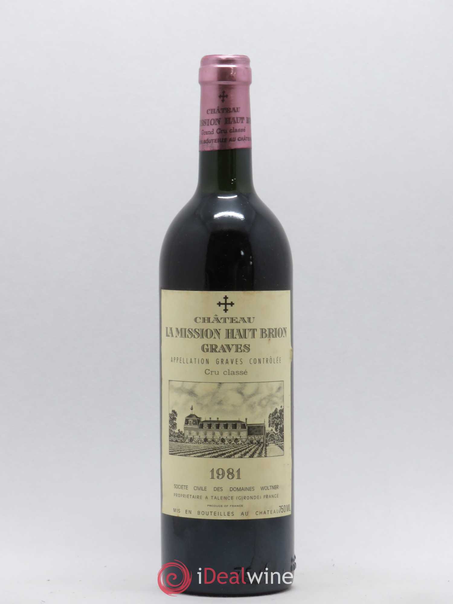 Château la Mission Haut-Brion Cru Classé de Graves 1981 - Lot de 1 bouteille - 0