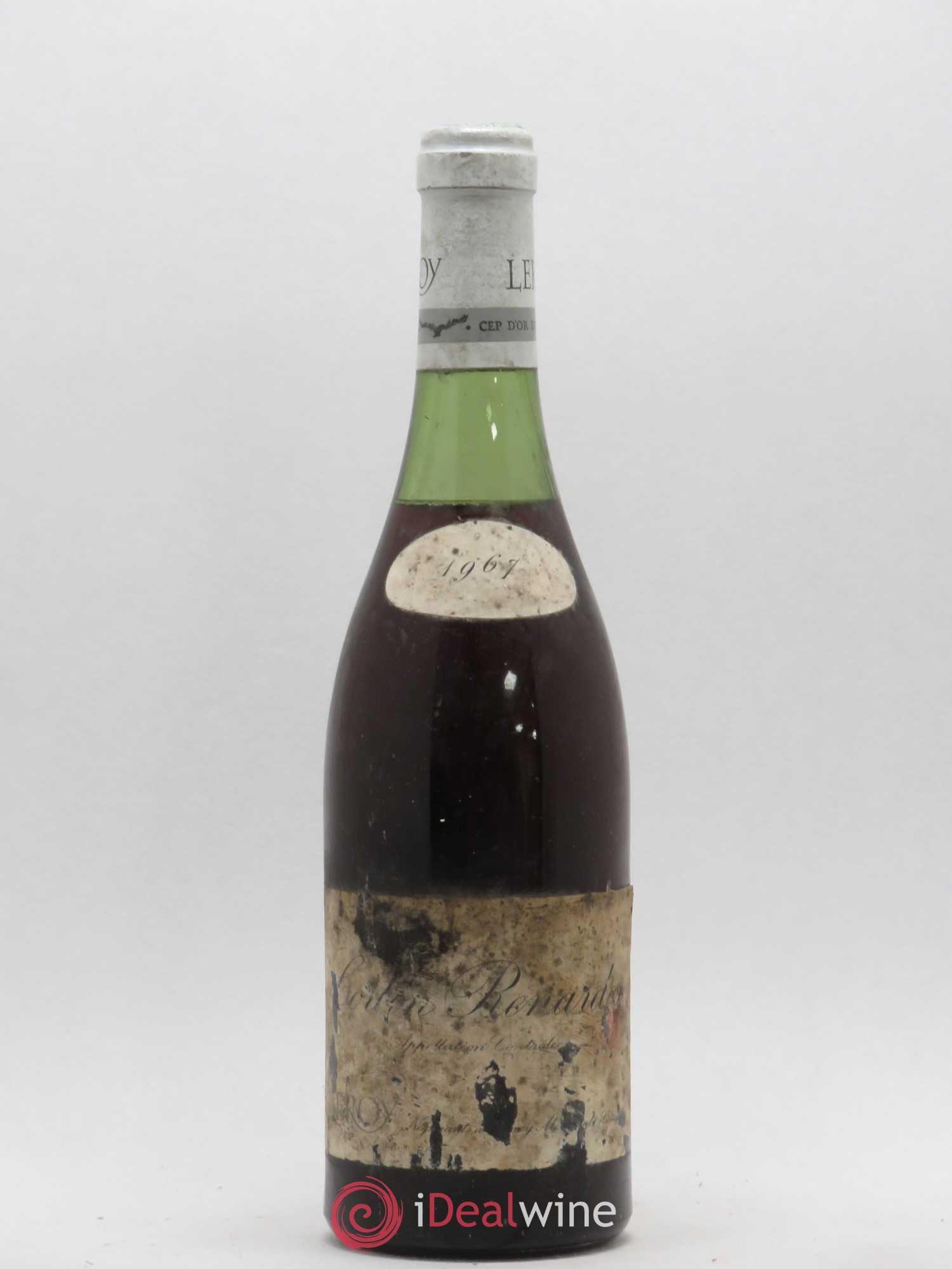 Corton Grand Cru Renardes Leroy SA 1967 - Lot de 1 bouteille - 0