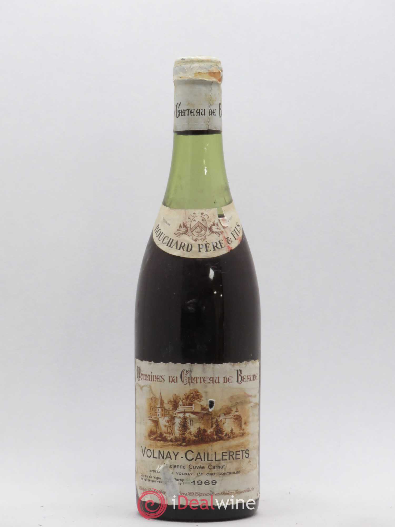 Volnay 1er Cru Caillerets - Ancienne Cuvée Carnot Bouchard Père & Fils 1969 - Lot de 1 bouteille - 0