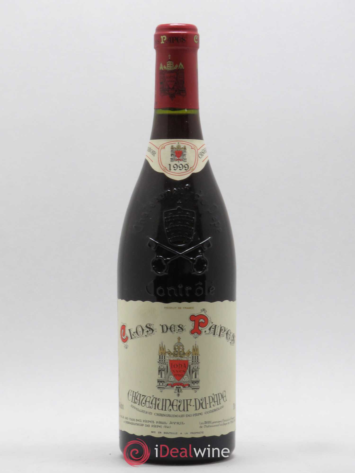 Châteauneuf-du-Pape Clos des Papes - Paul Avril 1999 - Lot de 1 bouteille - 0