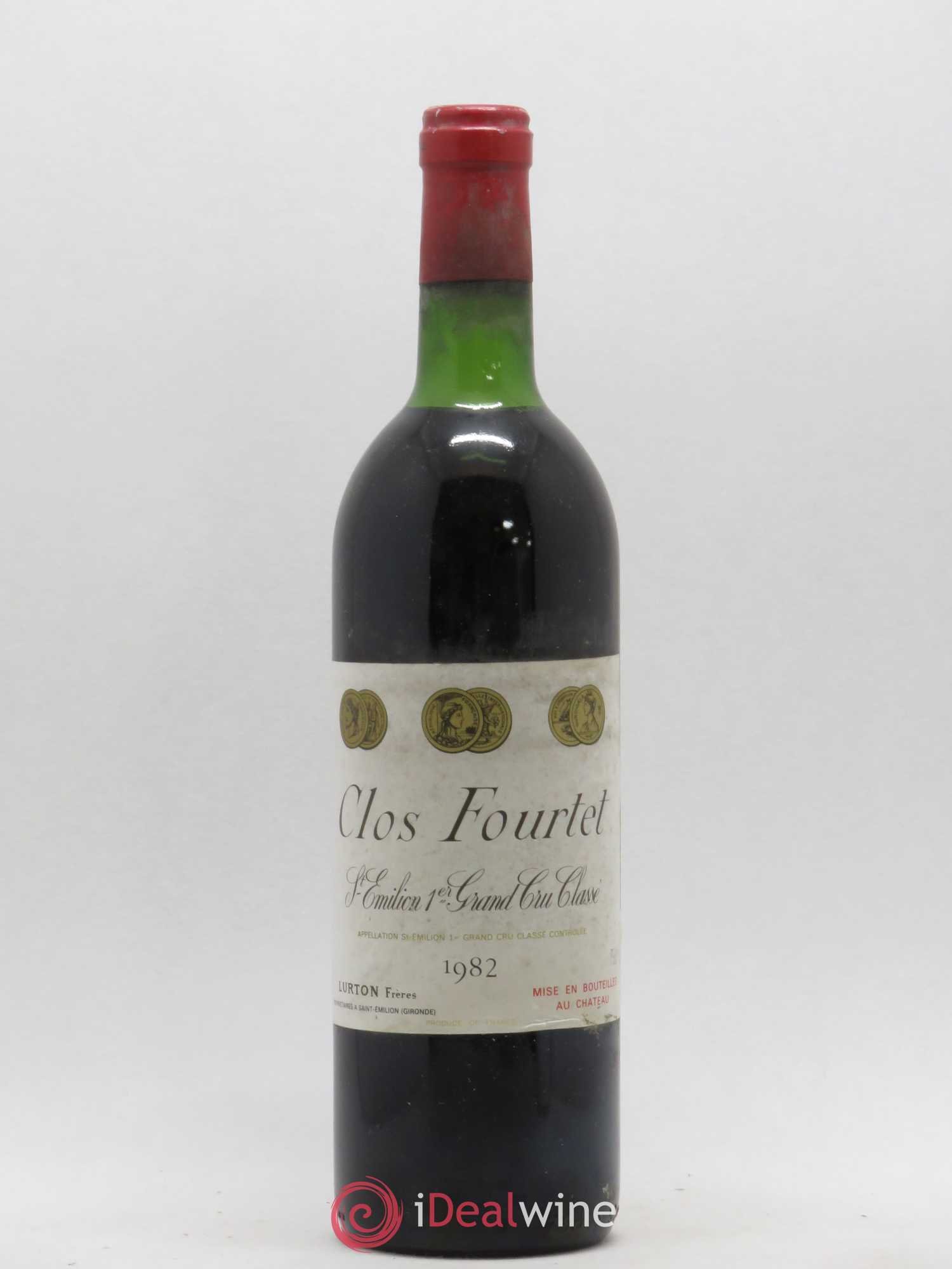 Clos Fourtet 1er Grand Cru Classé B 1982 - Lot de 1 bouteille - 0