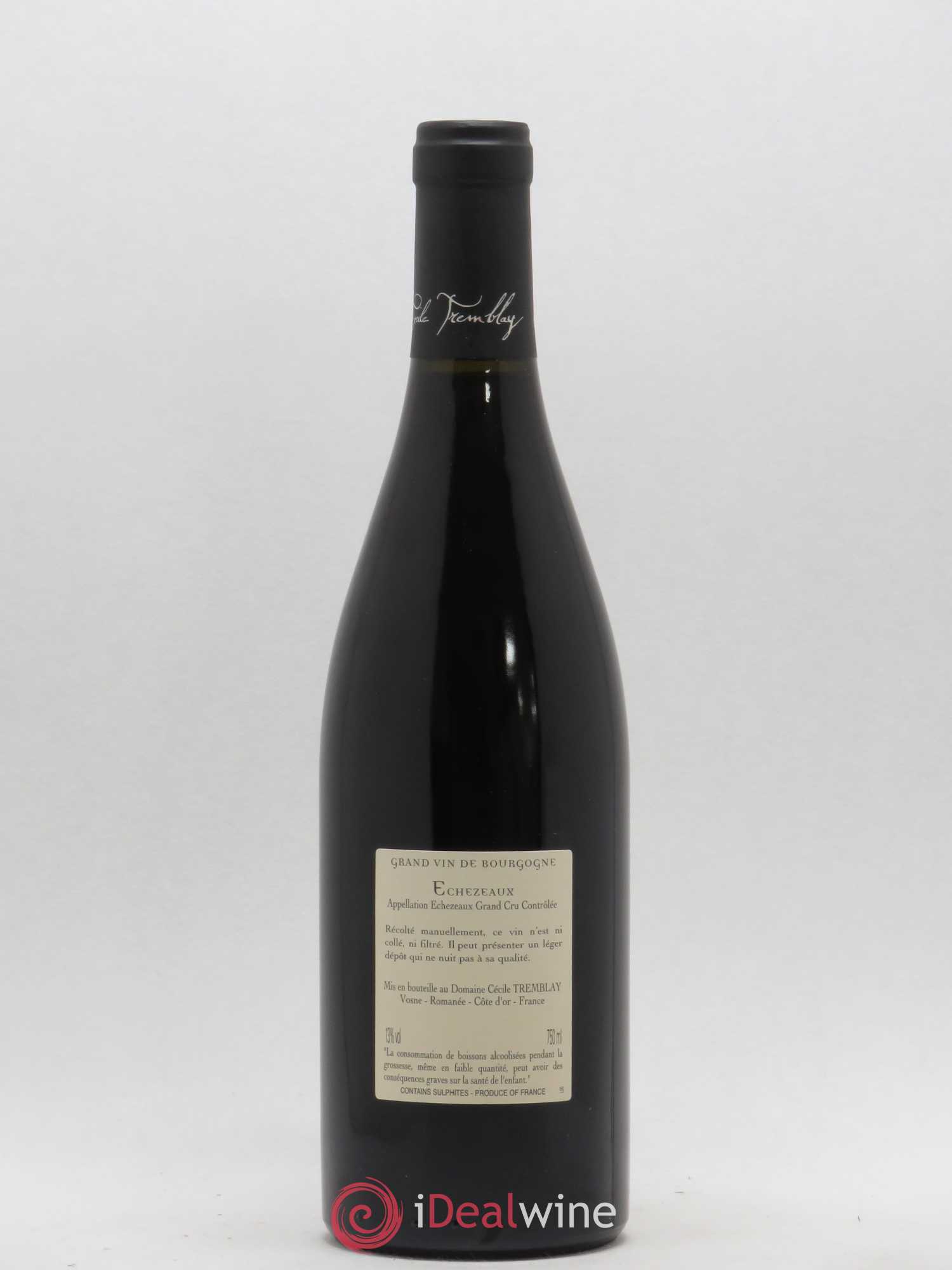 Echezeaux Grand Cru du dessus Cécile Tremblay 2014 - Lot de 1 bouteille - 1