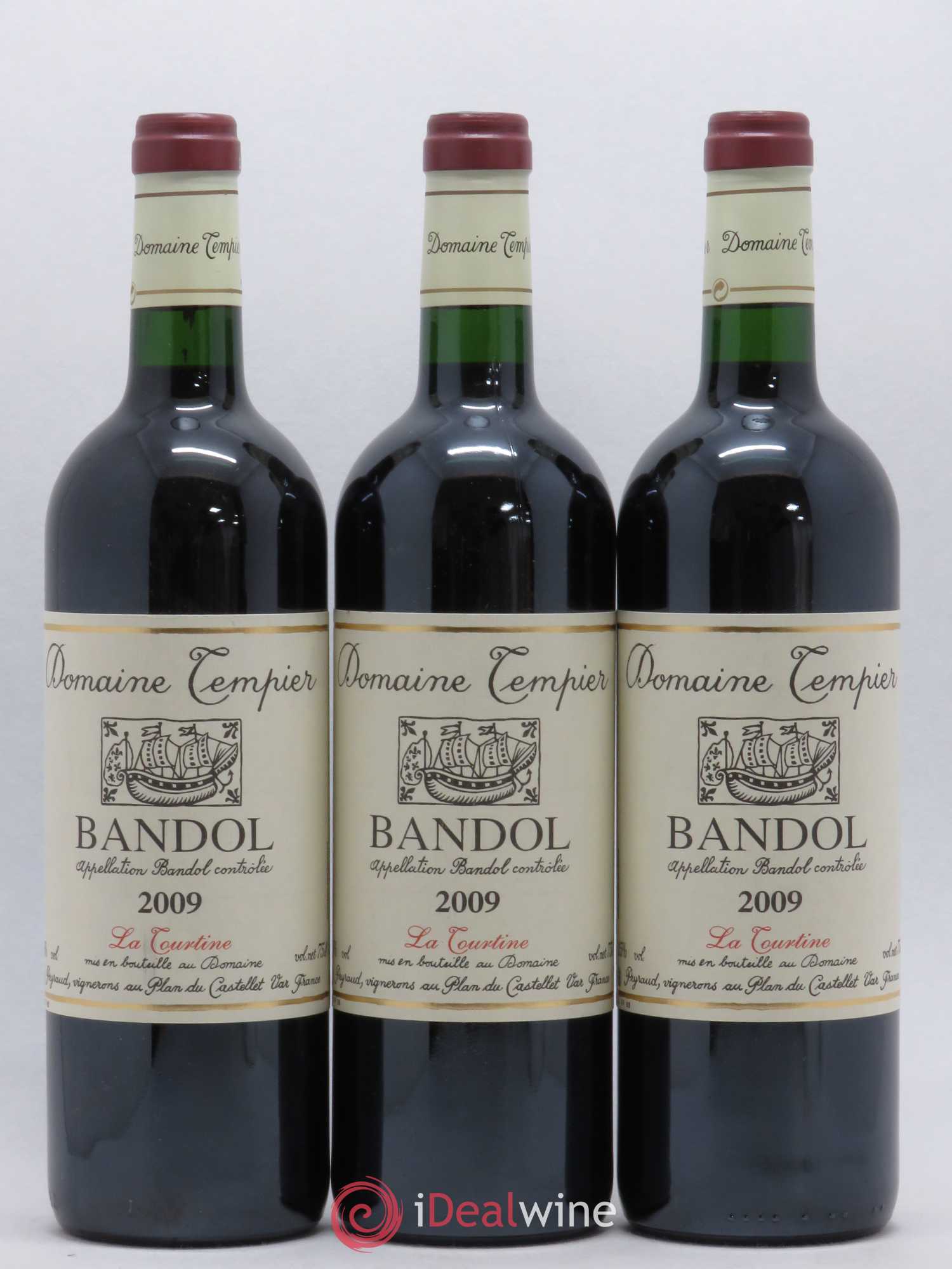 Bandol Domaine Tempier La Tourtine Famille Peyraud 2009 - Lot de 3 bouteilles - 0