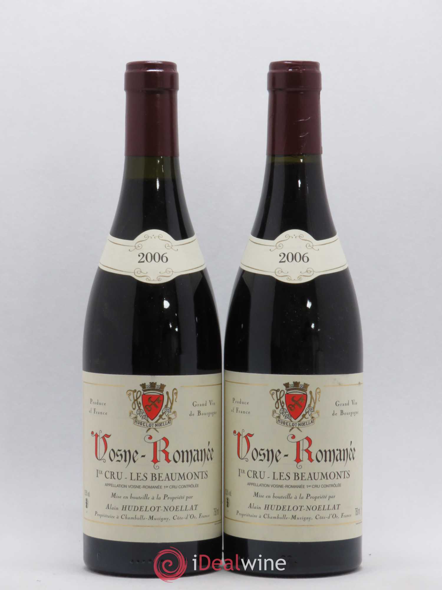 Vosne-Romanée 1er Cru Les Beaumonts Hudelot-Noëllat 2006 - Lot de 2 bouteilles - 0