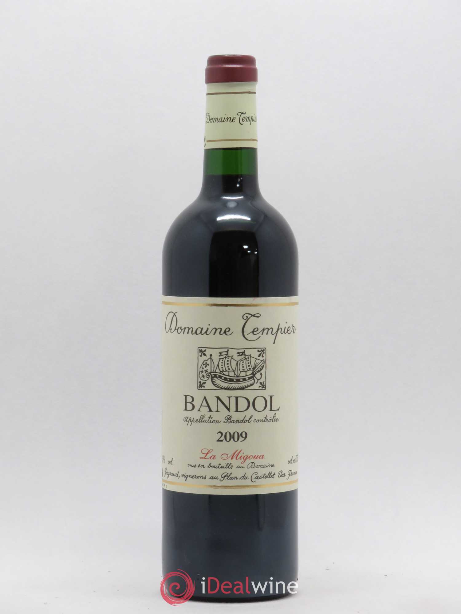 Bandol Domaine Tempier Cuvée La Migoua Famille Peyraud 2009 - Lot de 1 bouteille - 0