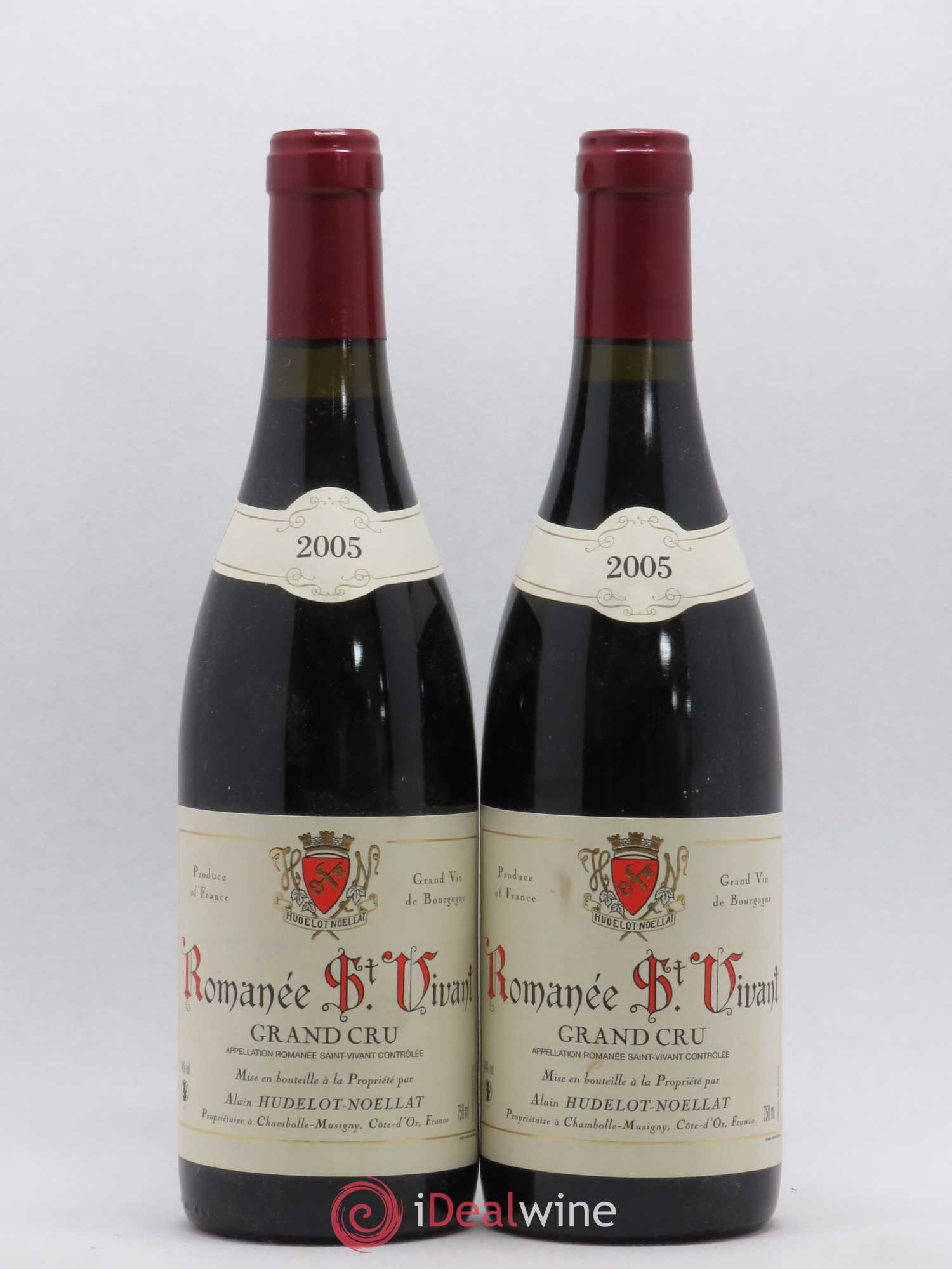 Romanée-Saint-Vivant Grand Cru Hudelot-Noëllat 2005 - Lot de 2 bouteilles - 0