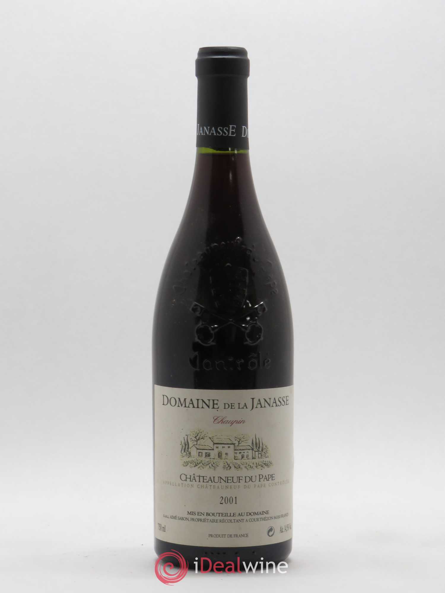 Châteauneuf-du-Pape Cuvée Chaupin La Janasse (Domaine de) 2001 - Lot de 1 bouteille - 0