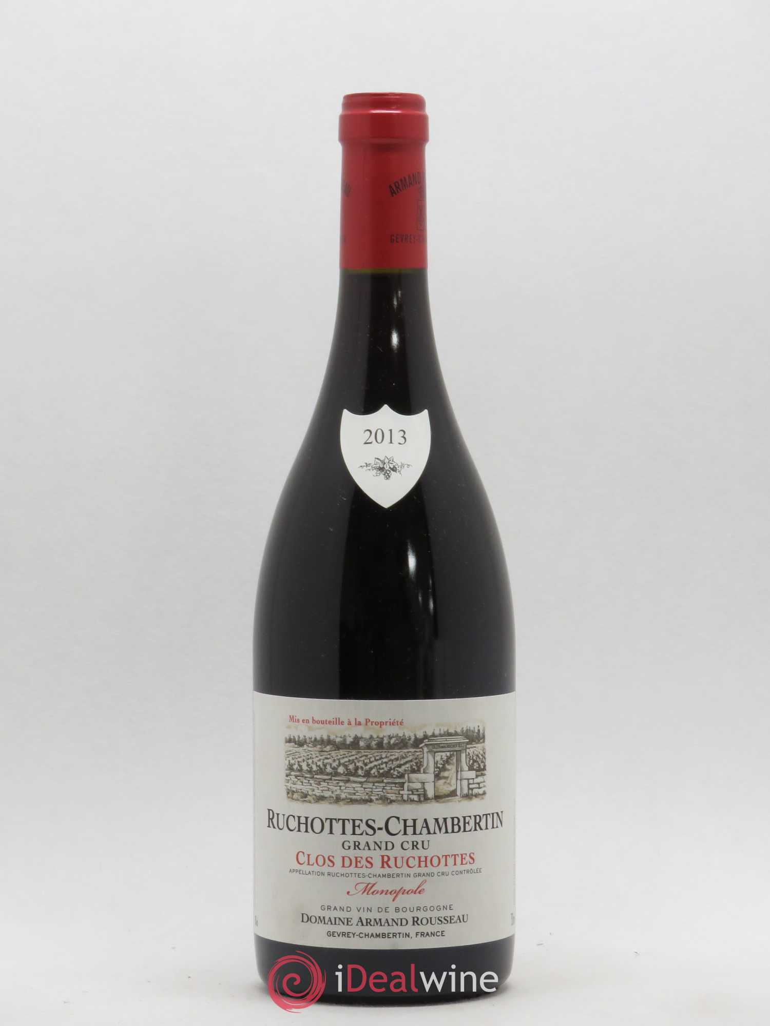 Ruchottes-Chambertin Grand Cru Clos des Ruchottes Armand Rousseau (Domaine) 2013 - Lot de 1 bouteille - 0