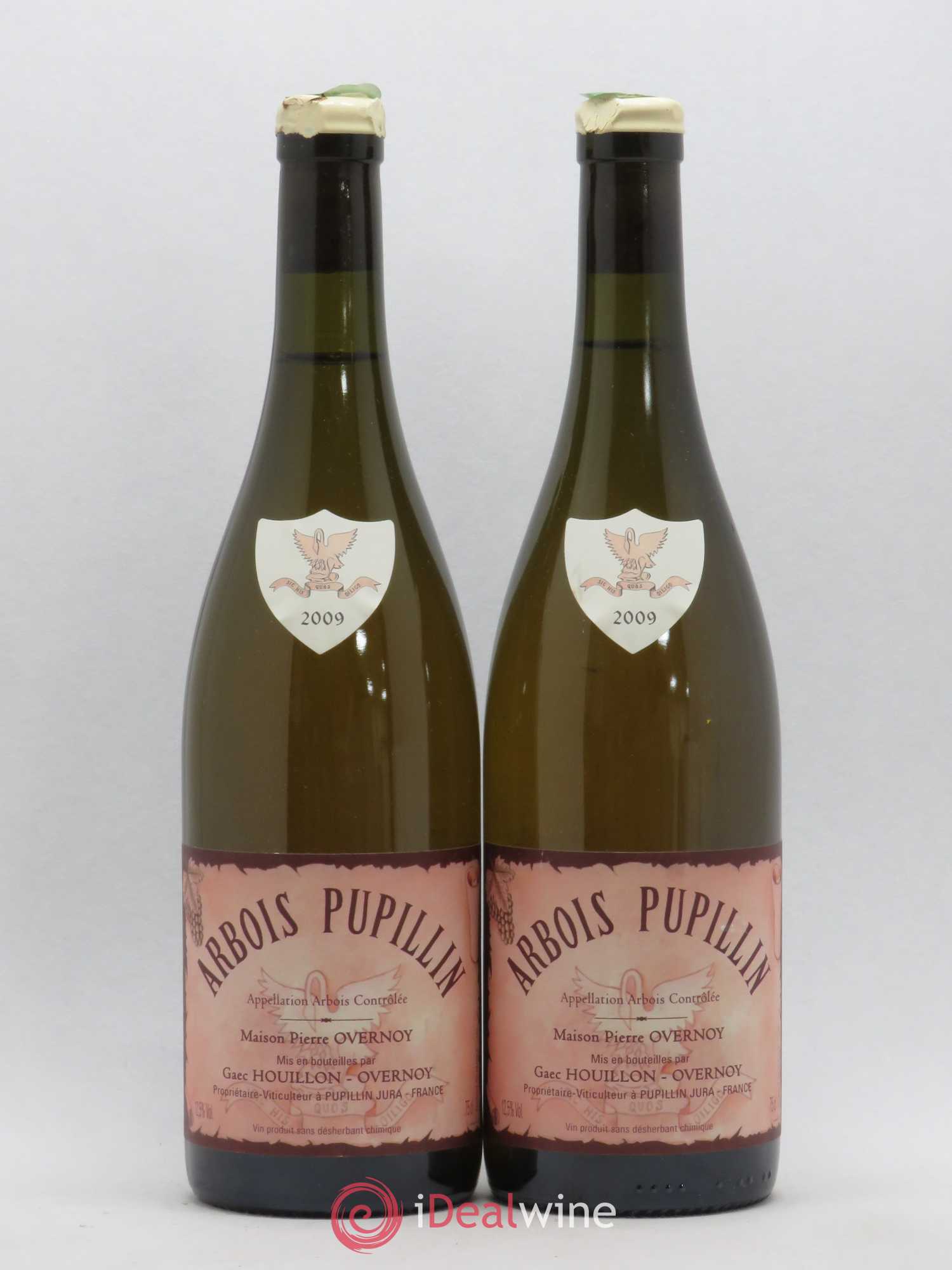 Arbois-Pupillin Chardonnay (cire blanche) Overnoy-Houillon (Domaine) 2009 - Lot de 2 bouteilles - 0